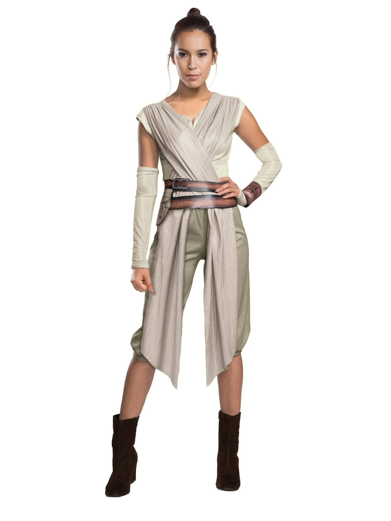 Rey, The Force Awakens, Episode VII, The Force Awakens, Multi, Disney - Lucas, Adult Costume, Small, Front