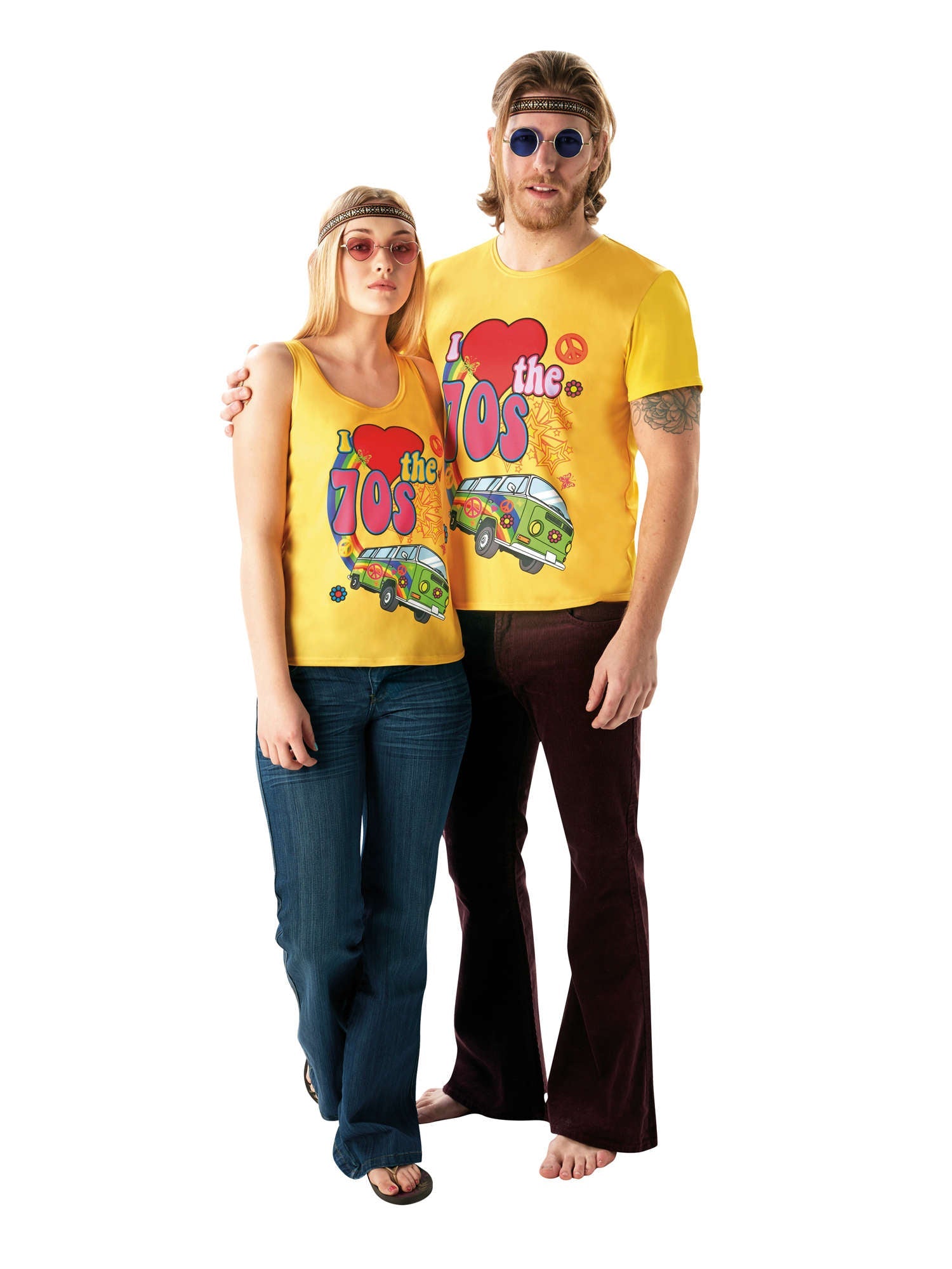 1970s, Multi, Forum, Adult Costume, Small, Side