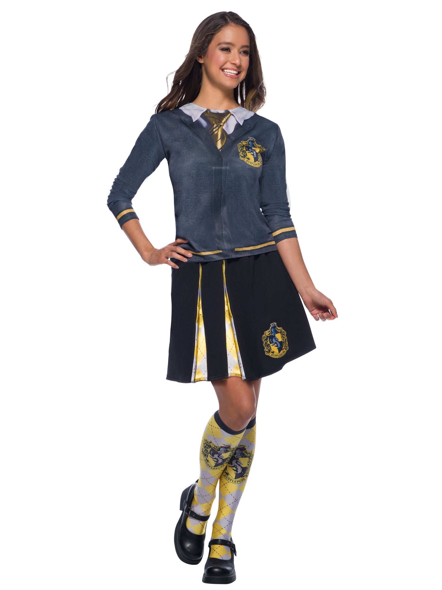 Hufflepuff, Multi, WB Wizarding World, Adult Costume, Large, Front