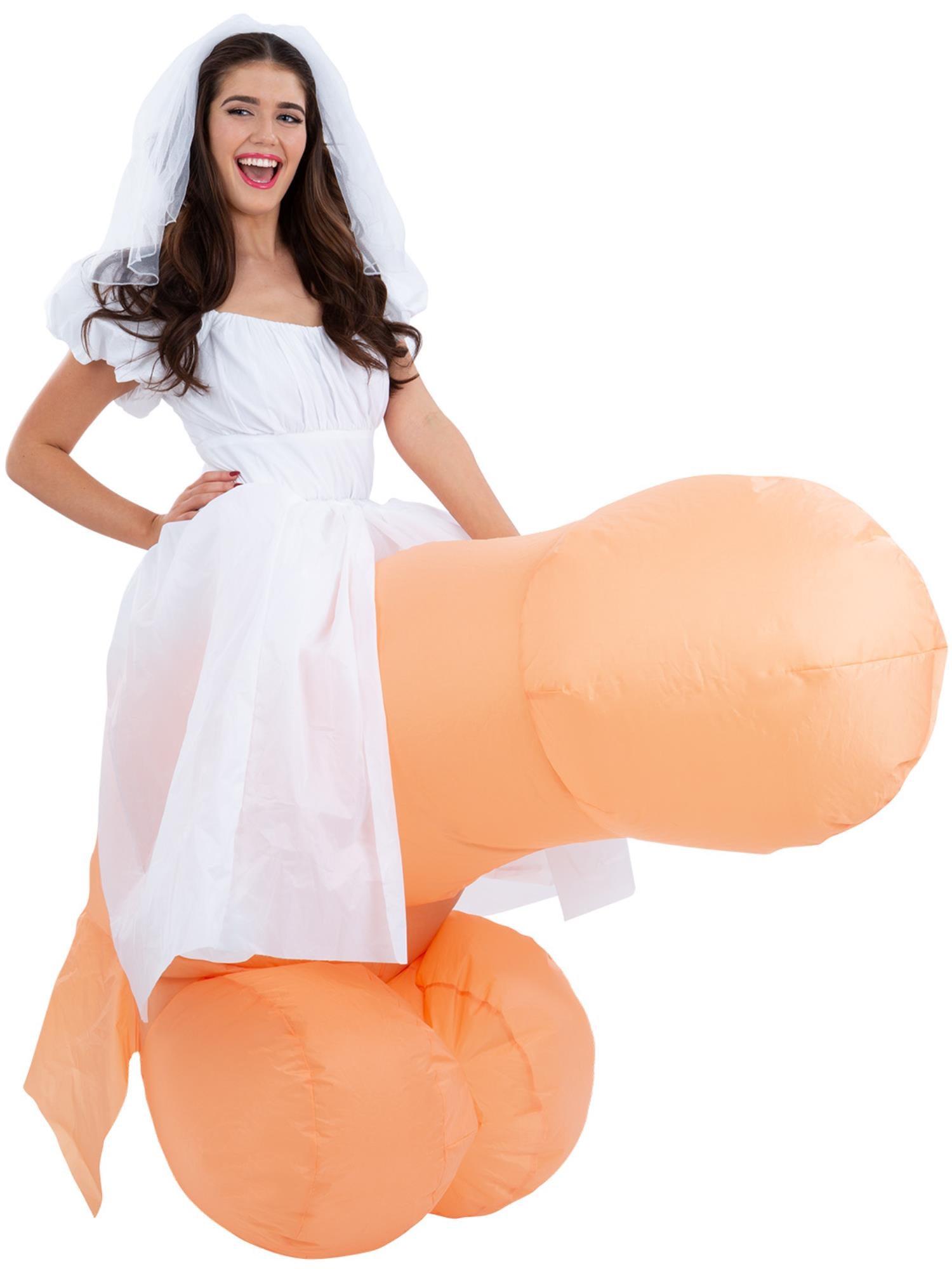 Bride On Inflatable Penis Costume