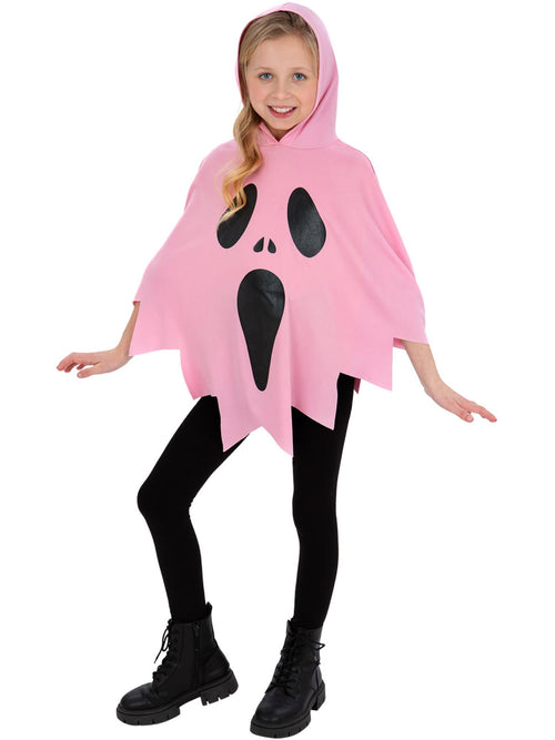 Pink Ghost Poncho