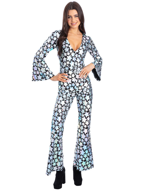 Star Gazer Diva Costume, Holographic Iridescent