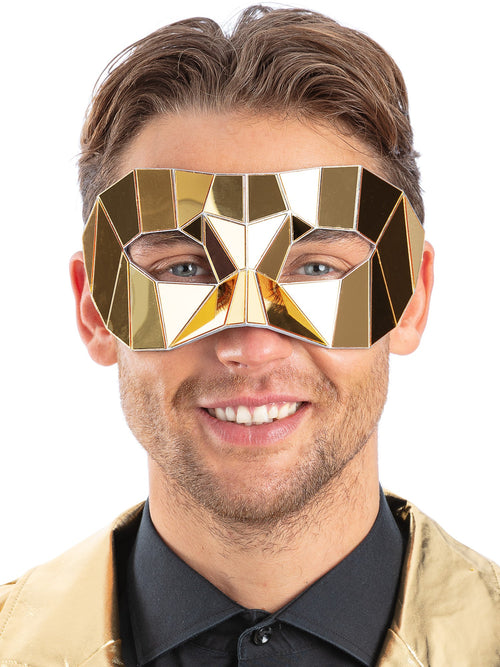 Gold Mirrored Masquerade Eyemask