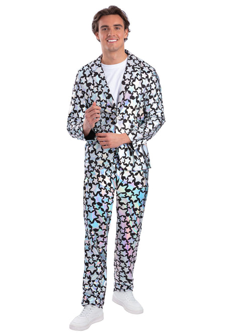 Star Gazer Jacket, Holographic Iridescent