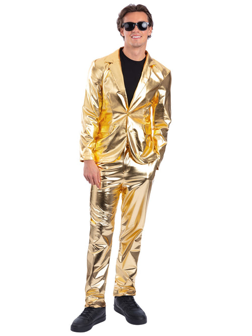 24 Carat Gold Jacket, Metallic Gold