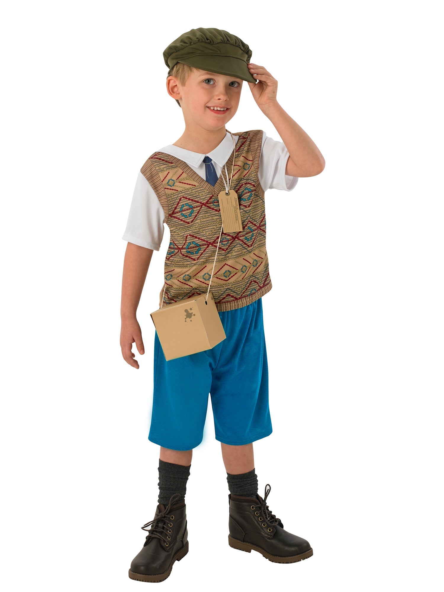 Evacuee, Multi, Forum, Kids Costumes, Extra Large, Front
