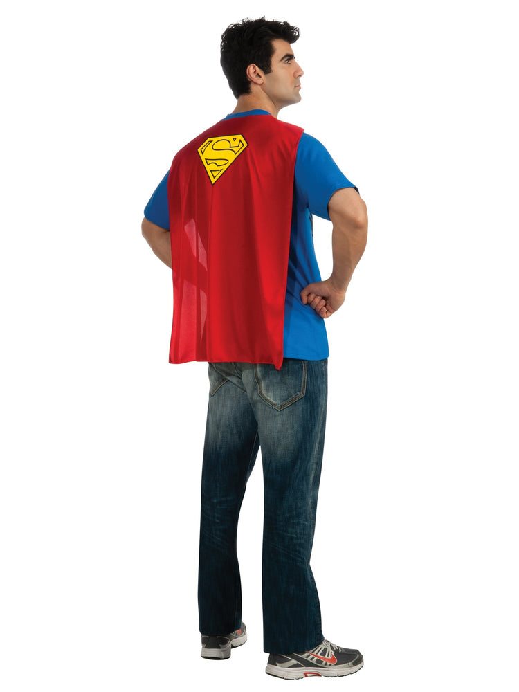 Superman, Multi, WB DC Comics, Adult Costume, Large, Back