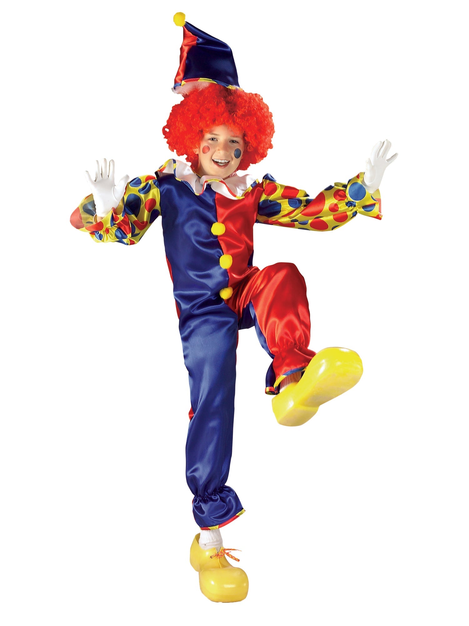 Clown, Multi, Forum, Kids Costumes, Small, Front