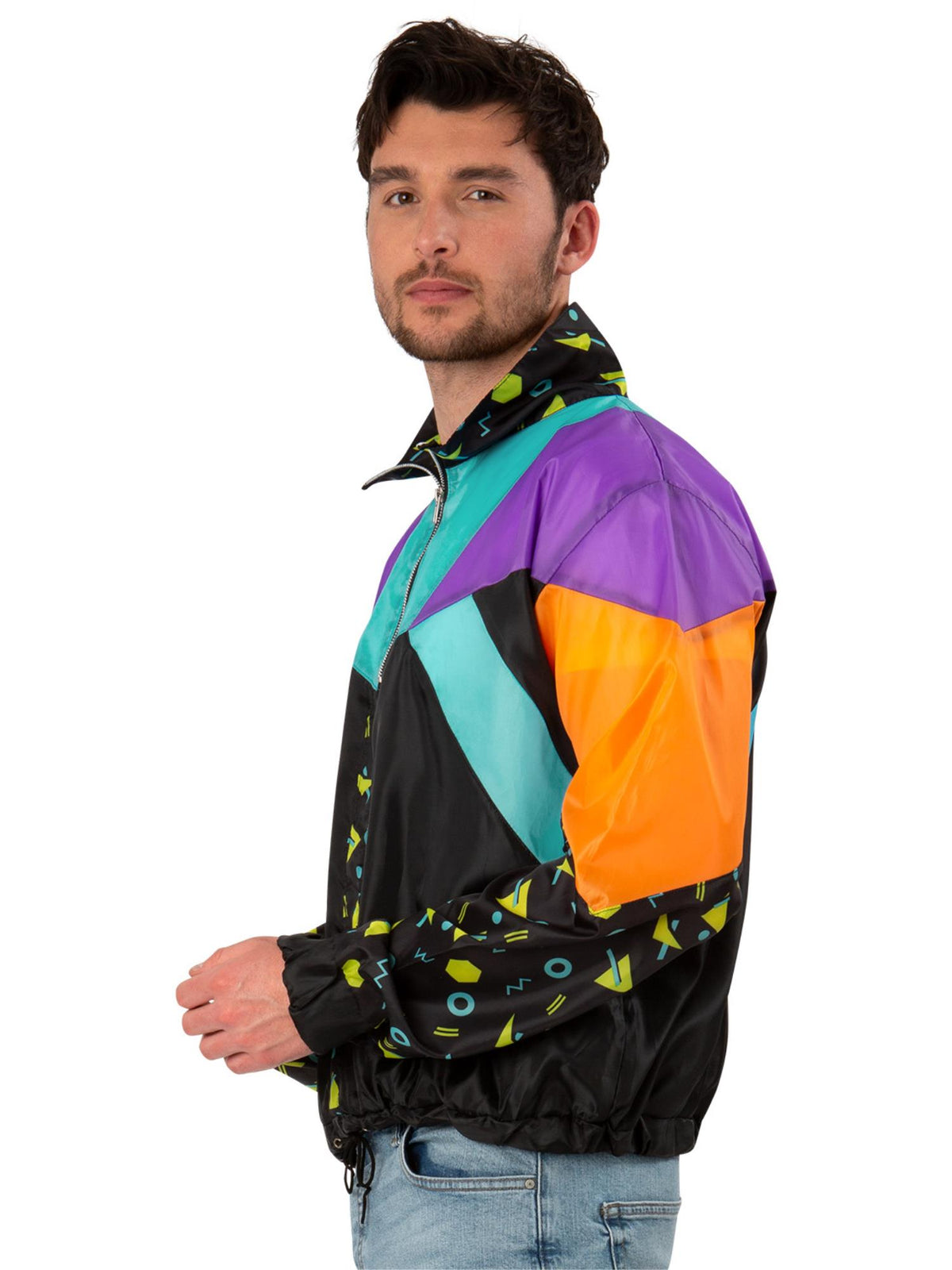 Unisex 80s Windbreaker Jacket