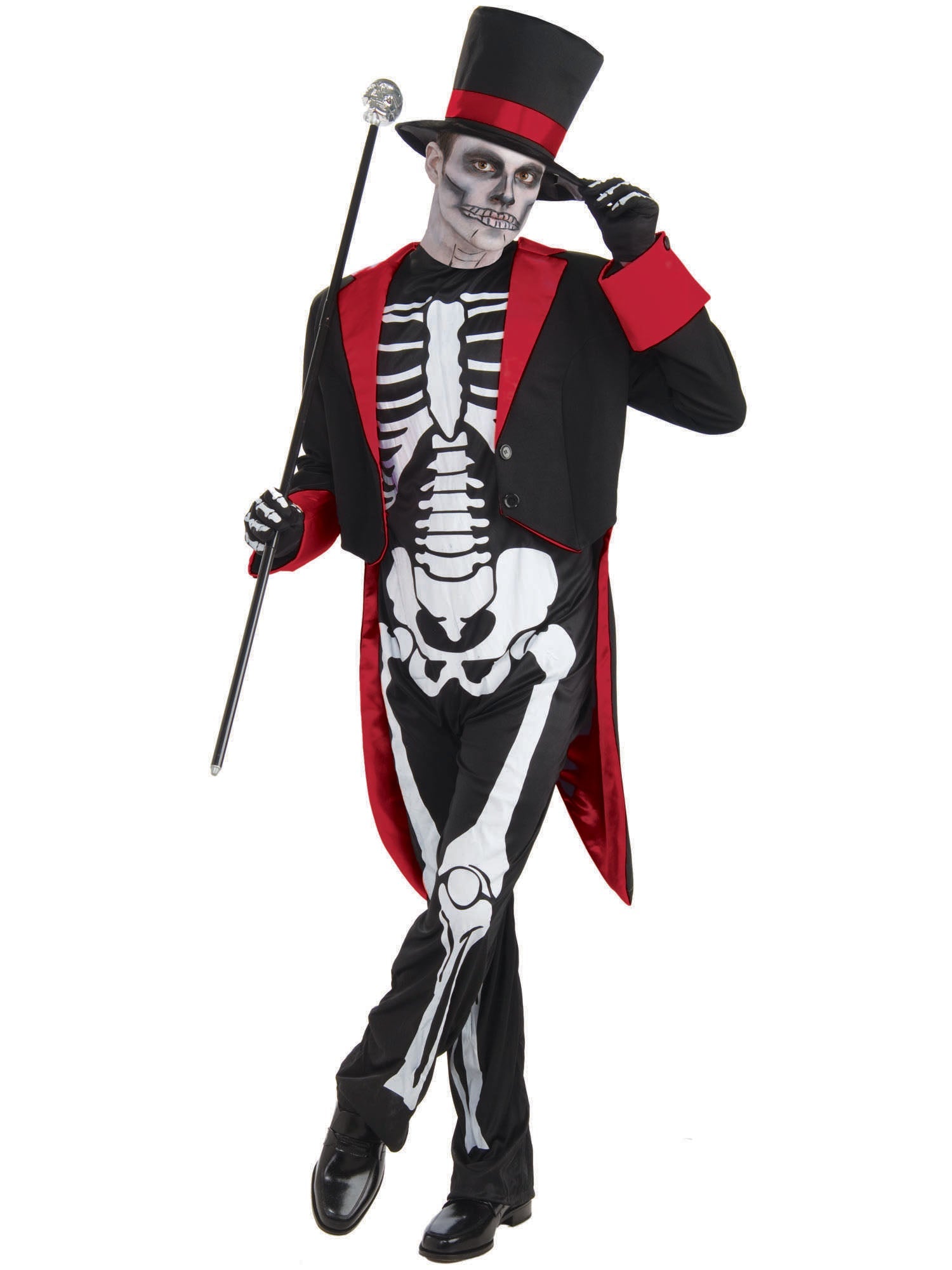 Skeleton, Multi, Forum, Adult Costume, Standard, Front