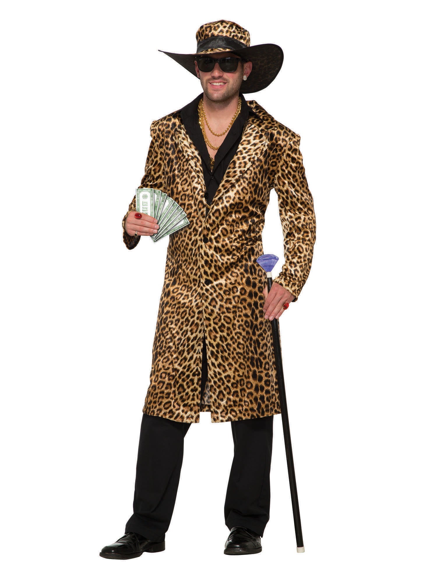 Leopard, Multi, Forum, Adult Costume, Standard, Front