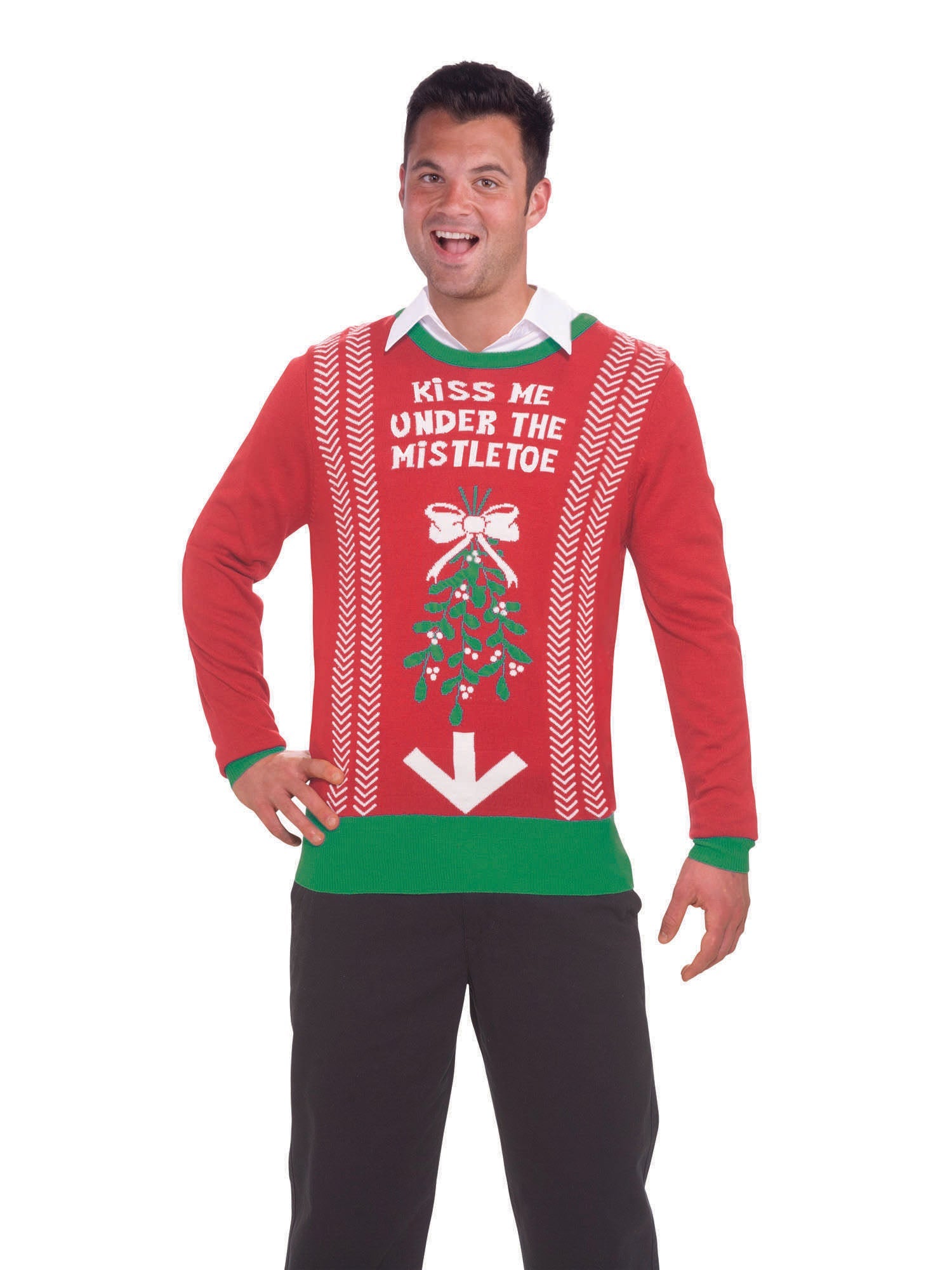 Christmas Jumper, Multi, Forum, Adult Costume, , Front