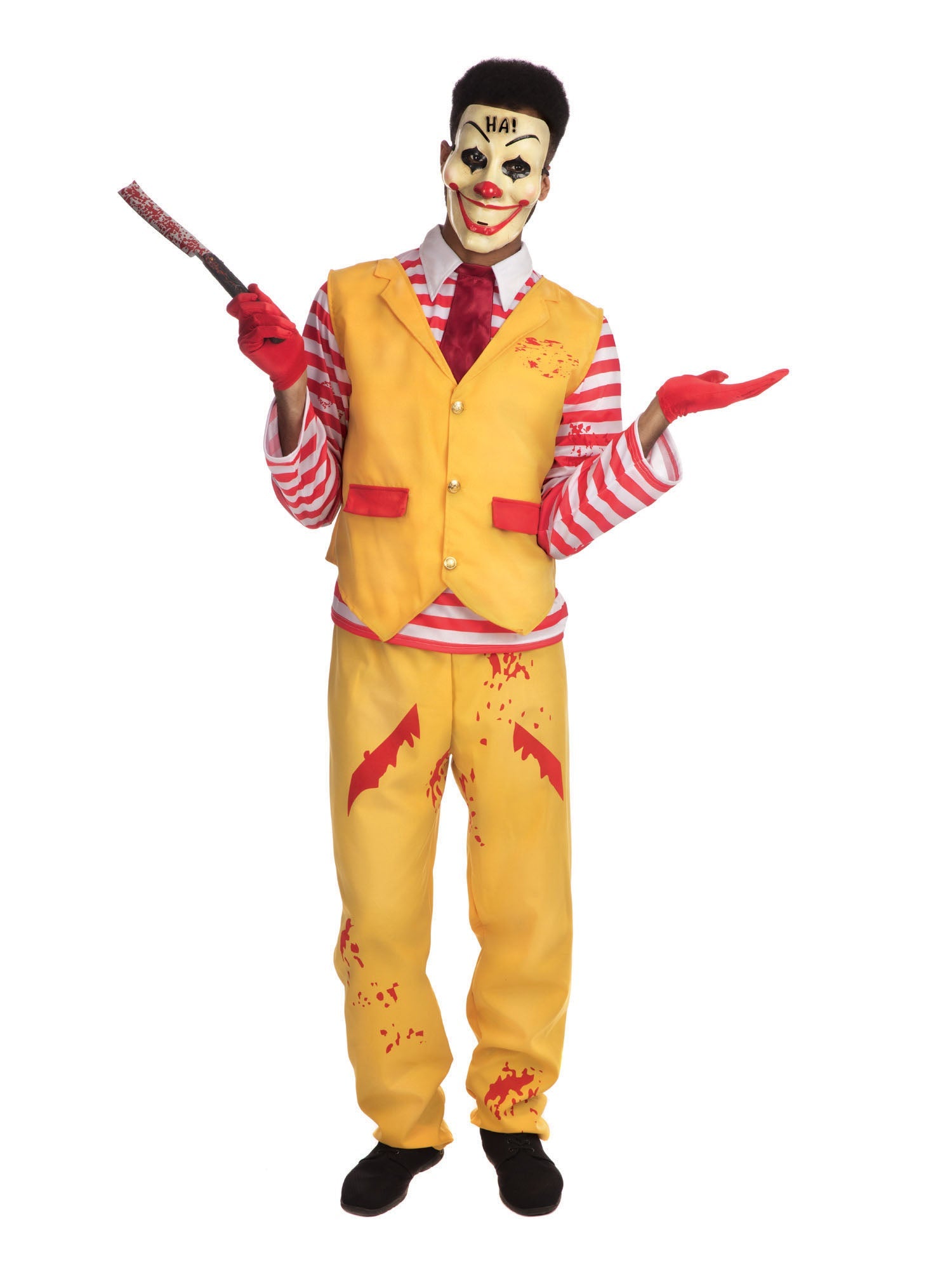 Clown, Multi, Forum, Adult Costume, Extra Large, Front