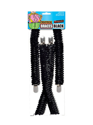 Braces, Black, Forum, Accessories, One Size, Front