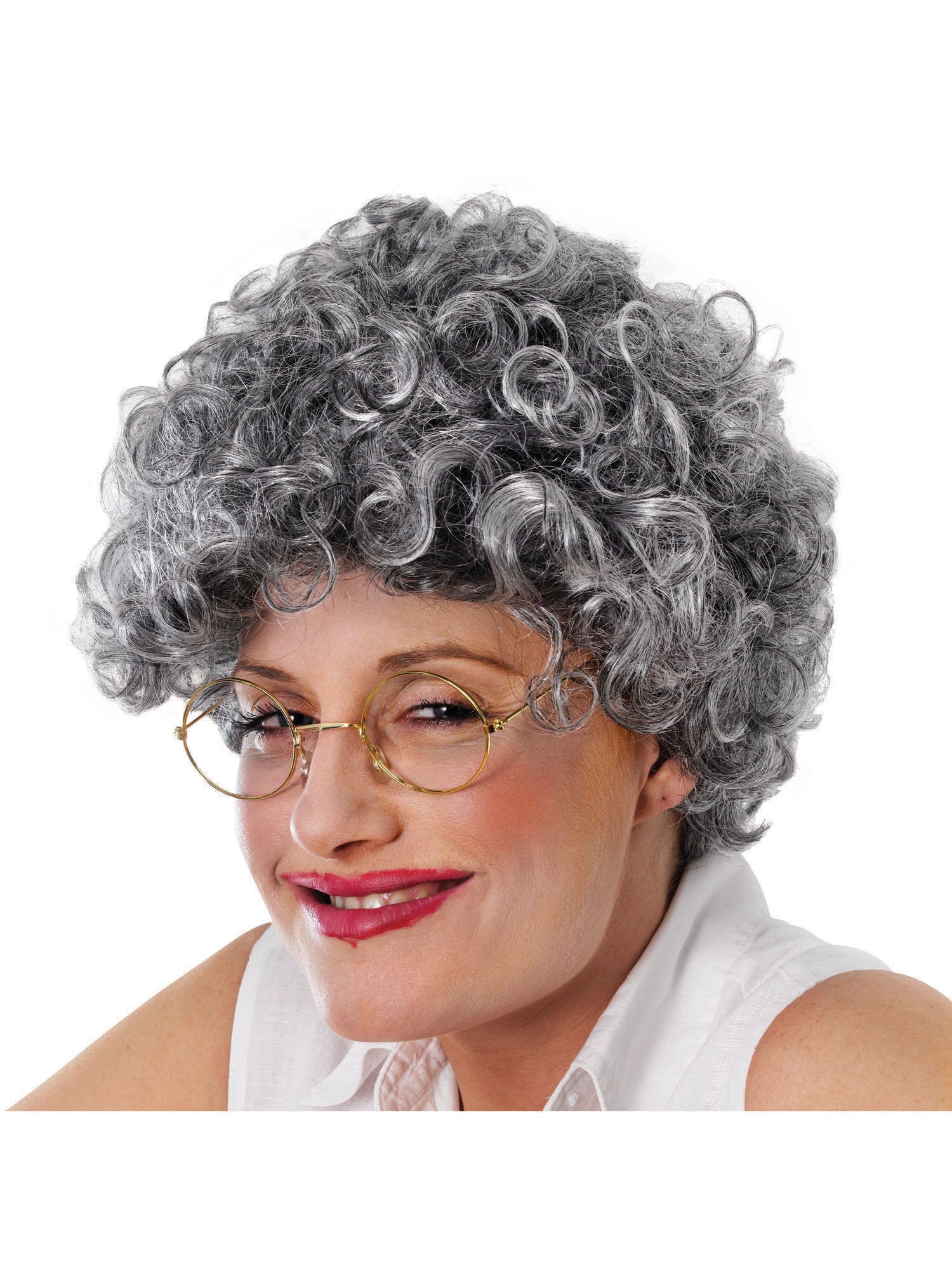 Granny Specs Round (No Lens/Gold Frame)