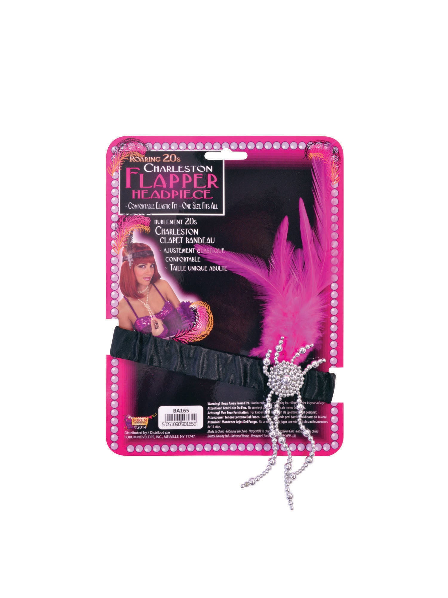 Pink Flapper Headband