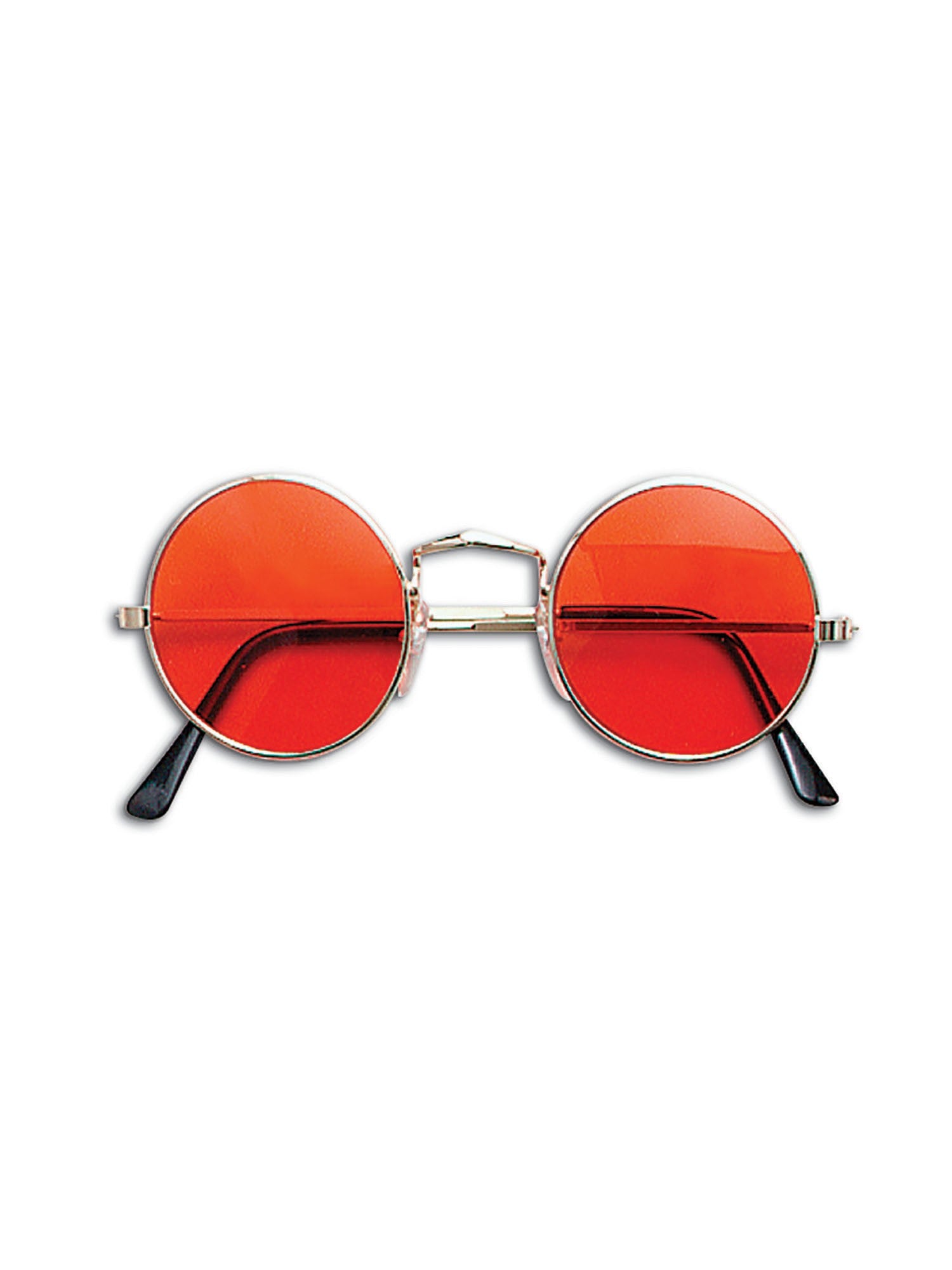 Lennon Glasses - Orange/Gold Frame