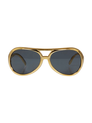 Glasses, Gold, Glasses, Accessories, One Size, Front
