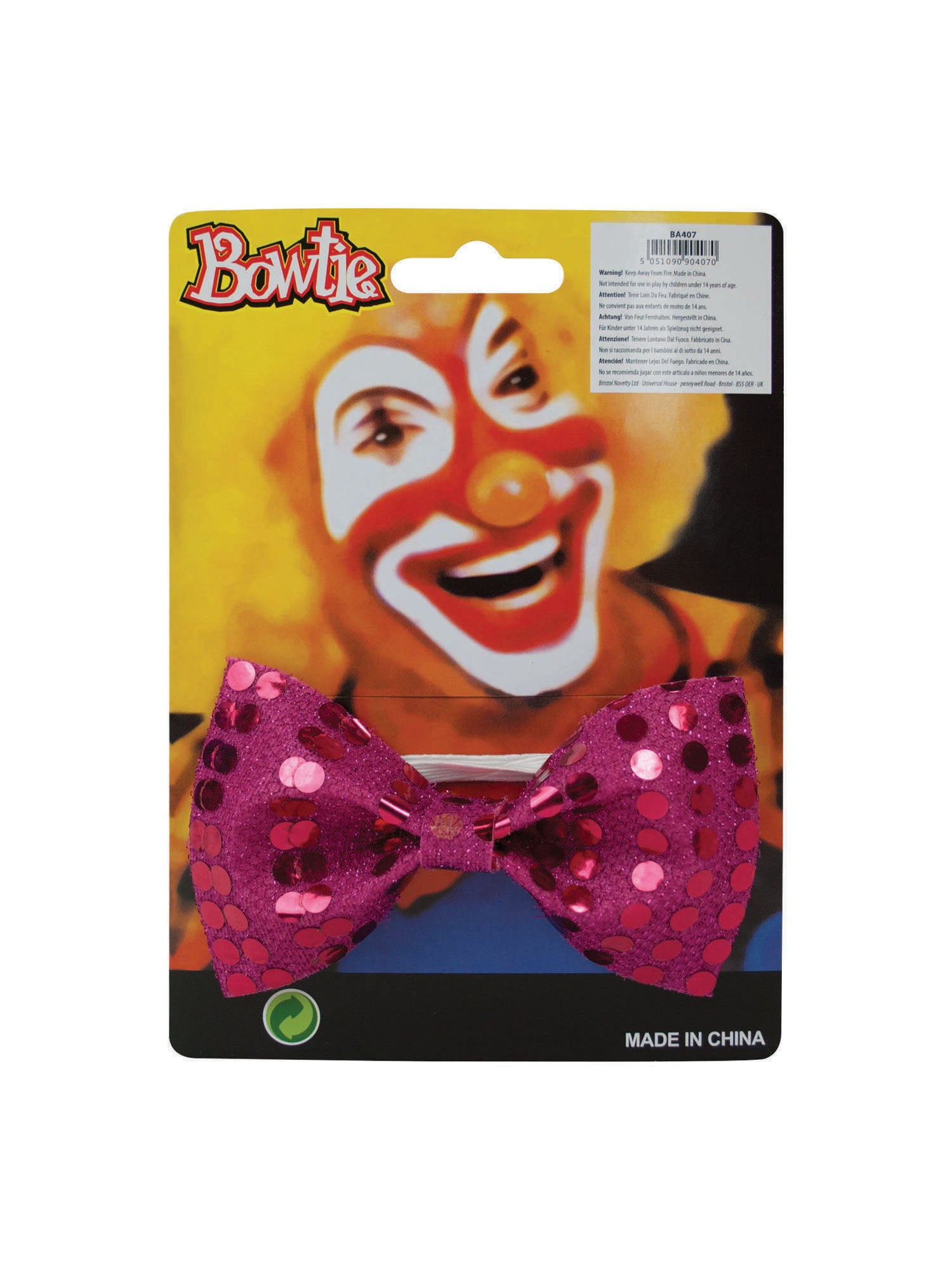 Bow Tie Sequin Pink