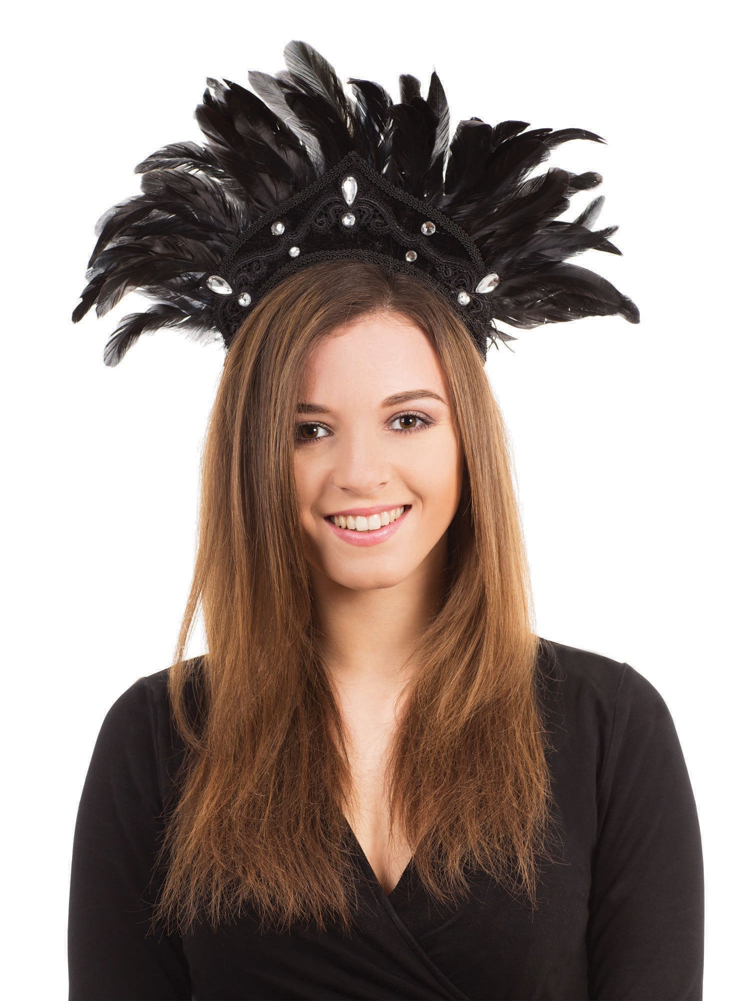 Carnival, Black, Forum, Accessories, One Size, Front