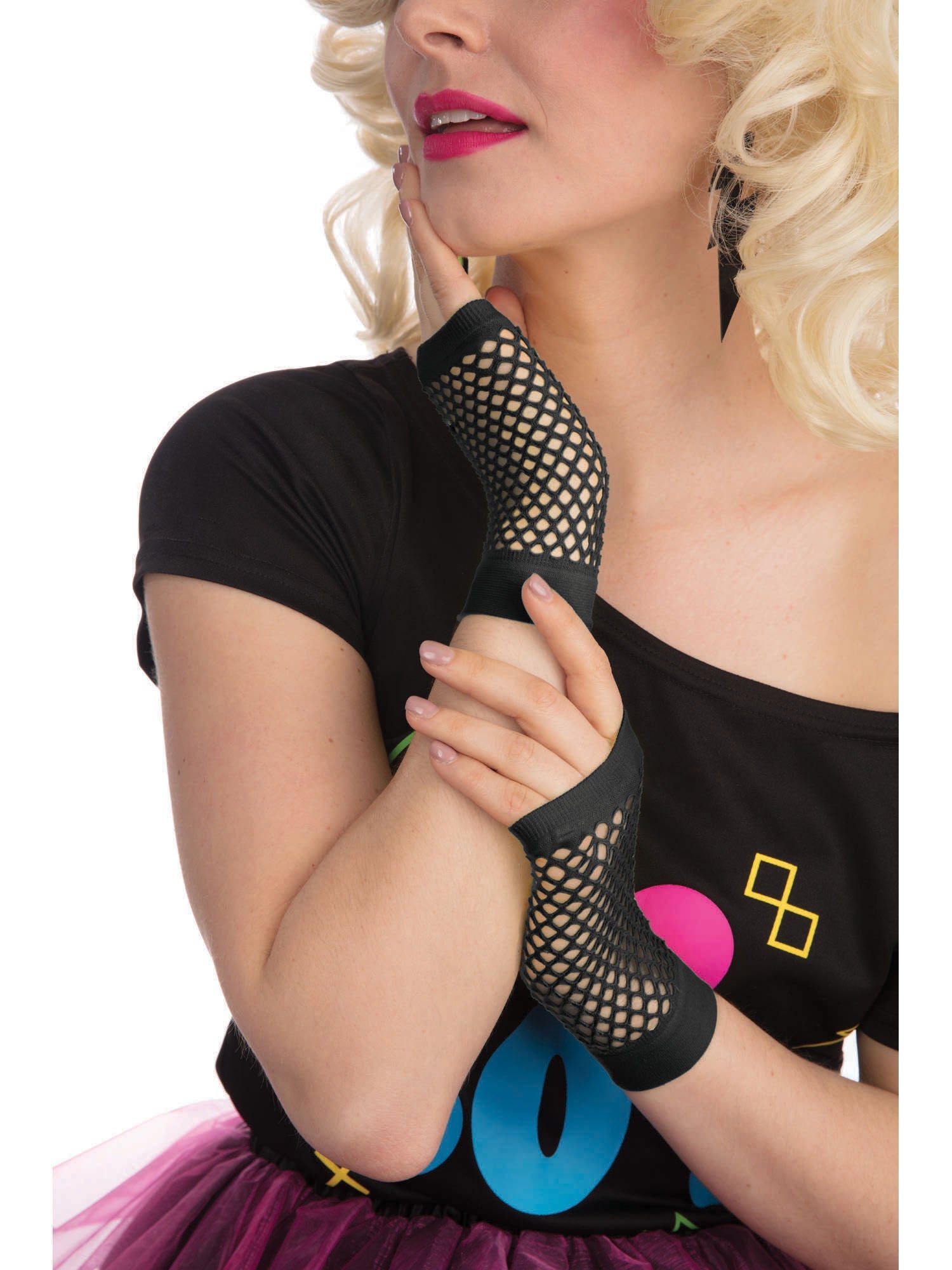 Gloves, Black, Forum, Accessories, Short, Front