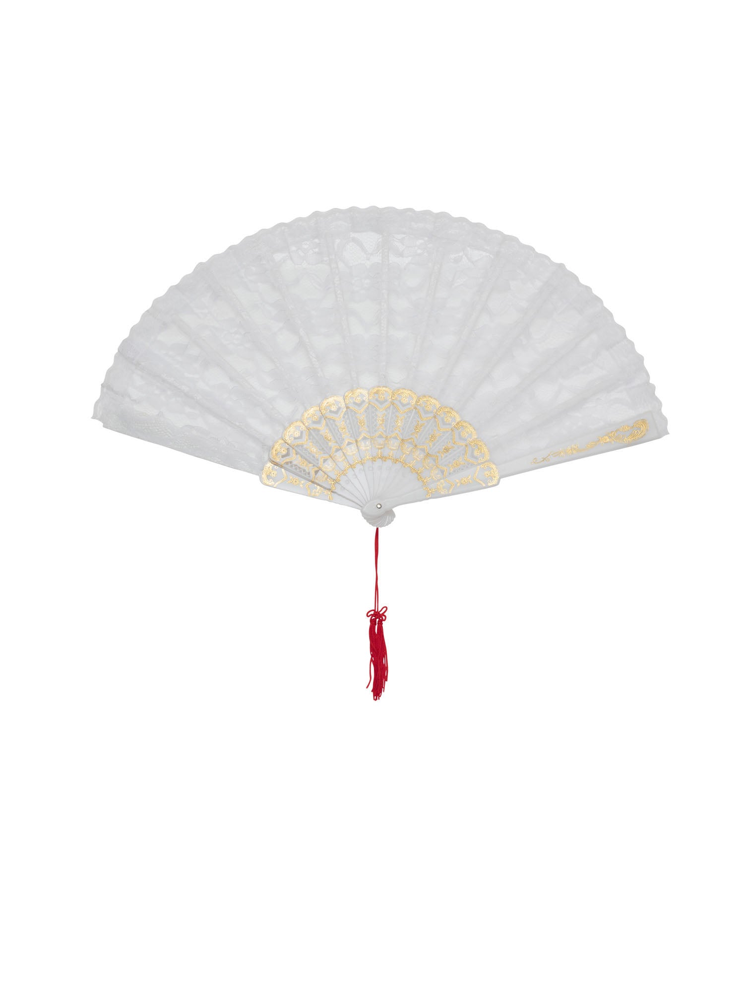 White Lace Fan