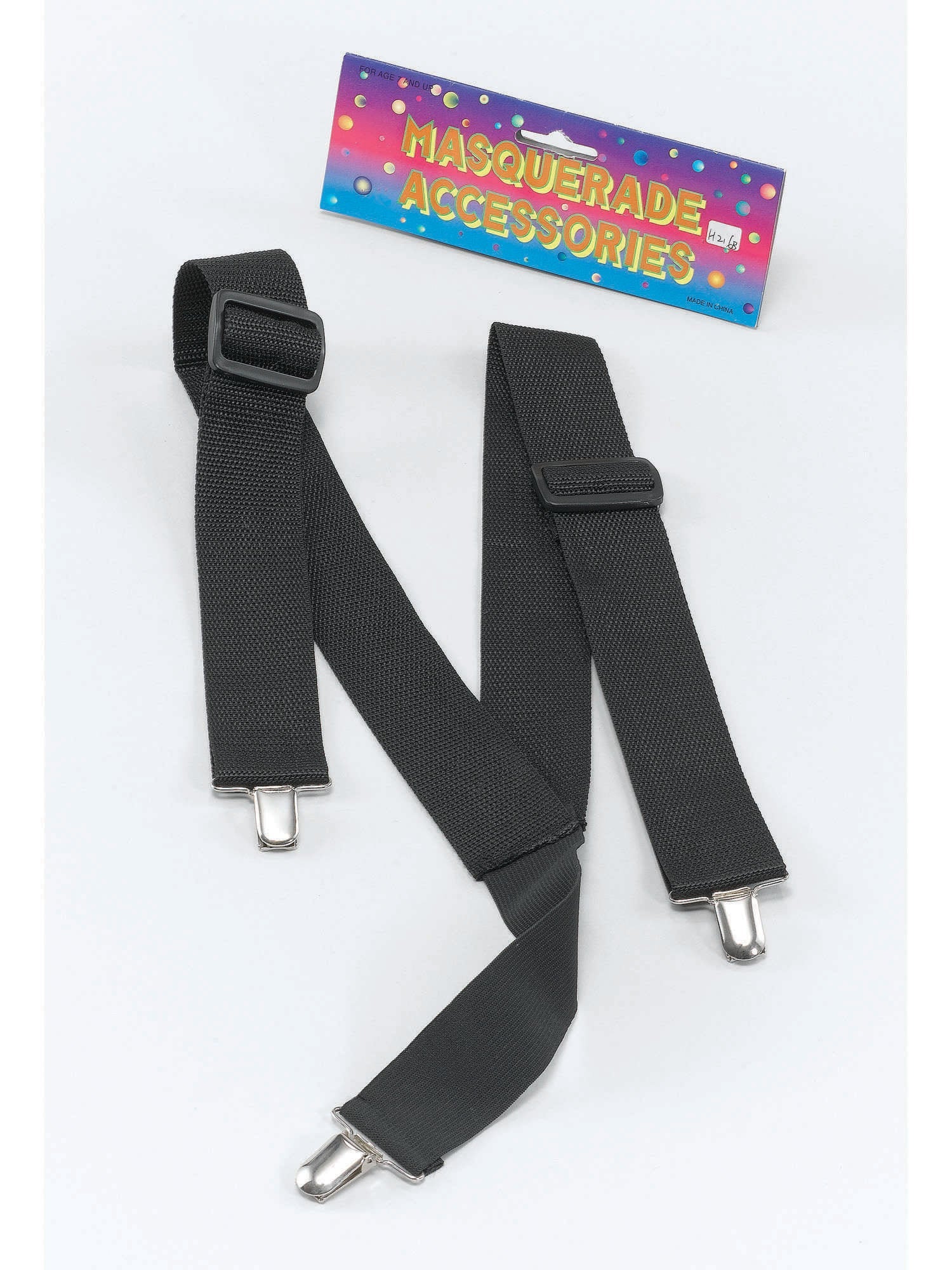 Braces, Black, Forum, Accessories, One Size, Front
