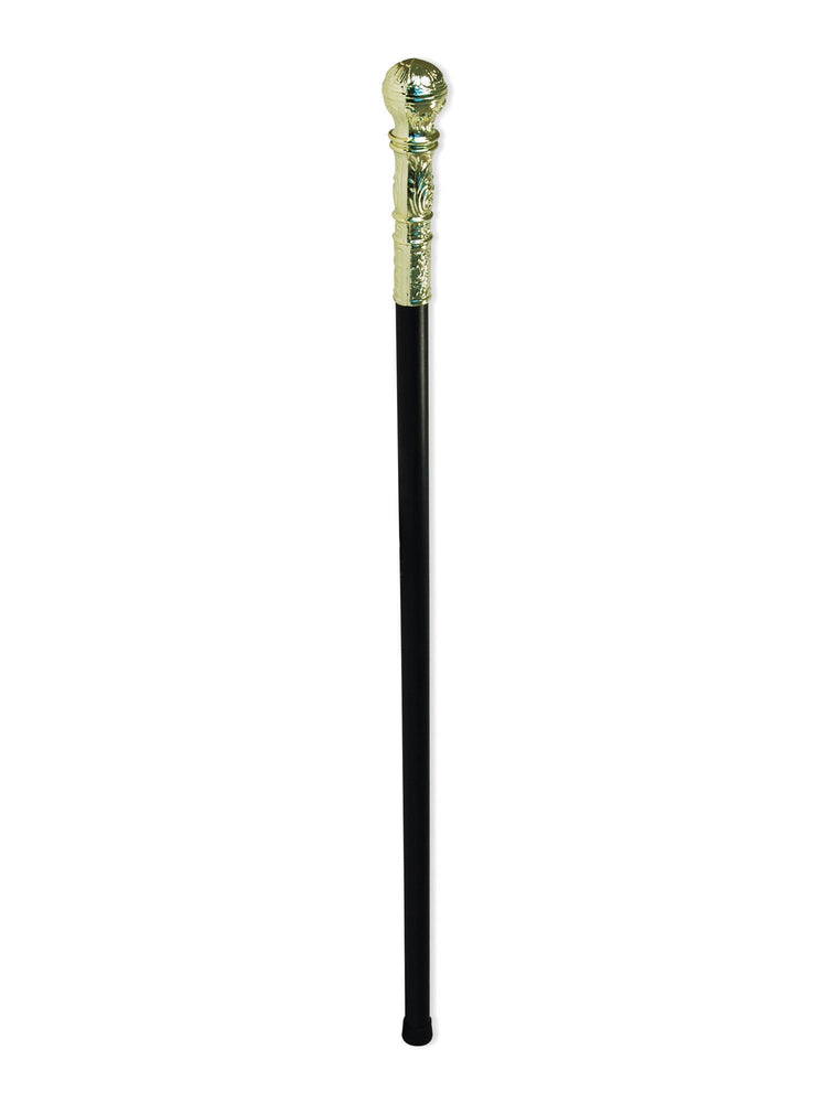 Cane, Gold, Cane, Accessories, One Size, Front