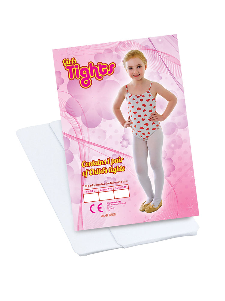 Tights, White, Forum, Accessories, Large, Front