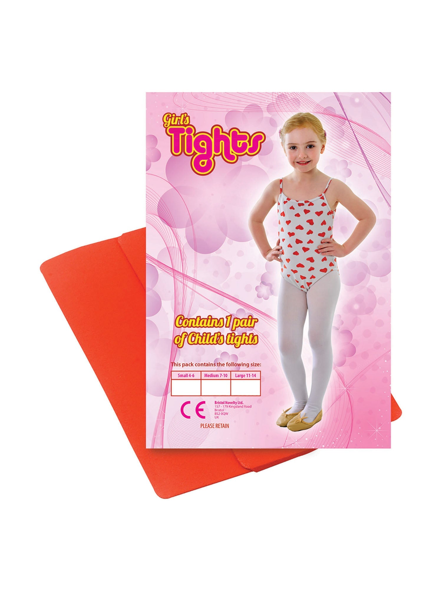 Tights, Red, Forum, Accessories, Large, Front