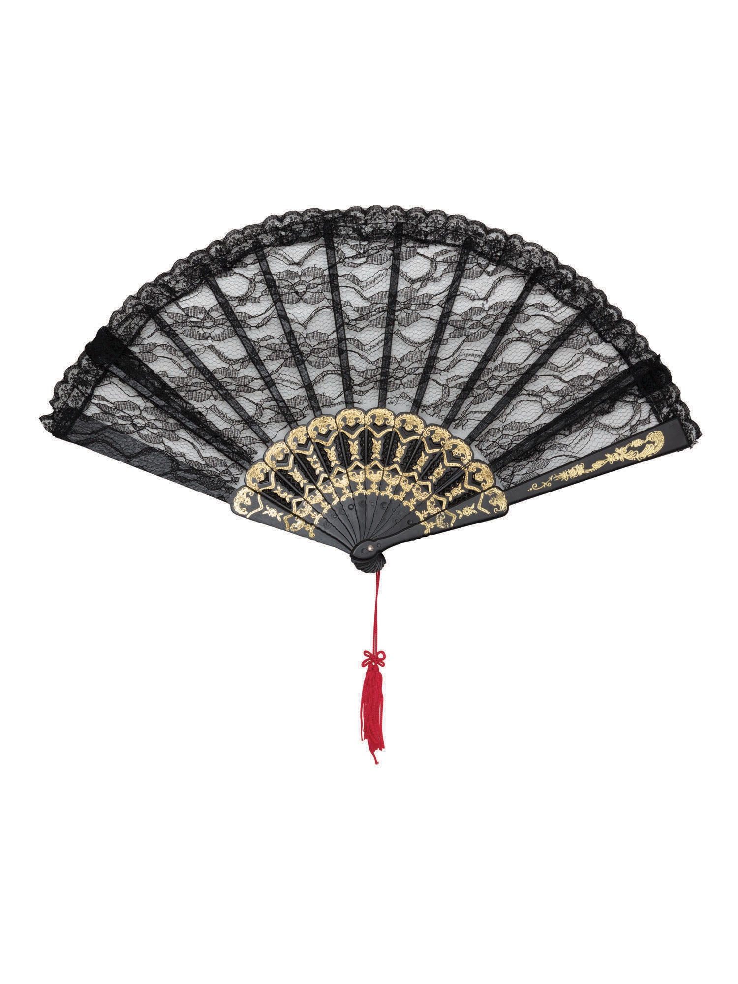 Black Lace Spanish Fan