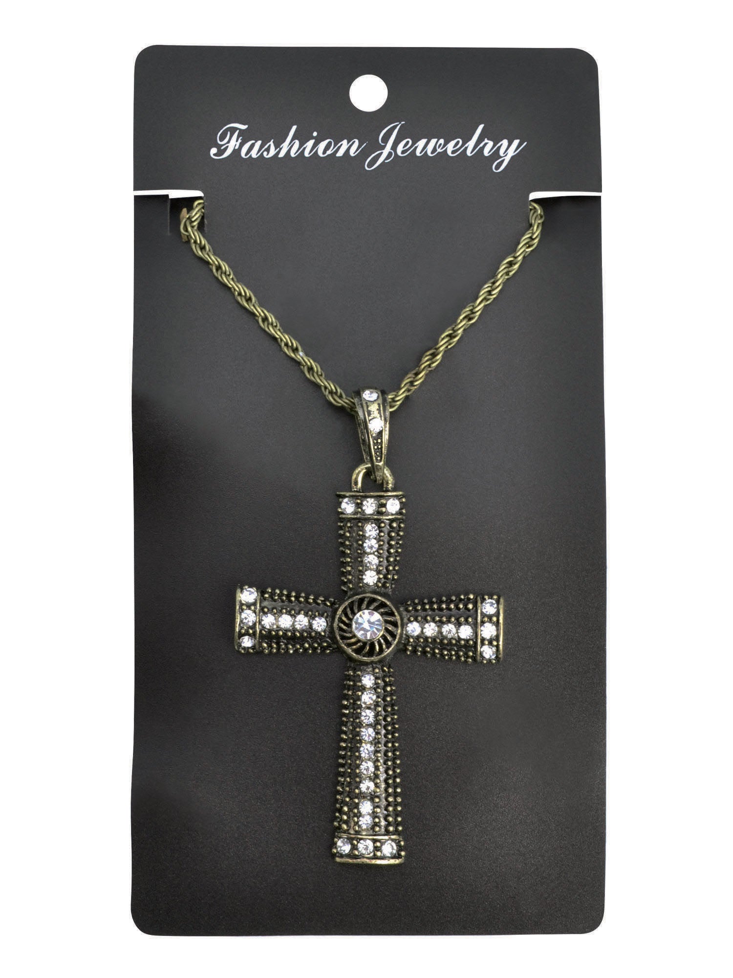 Cross Necklace Jewelled
