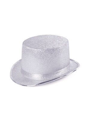 Top Hat, Silver, Forum, Hats, One Size, Front
