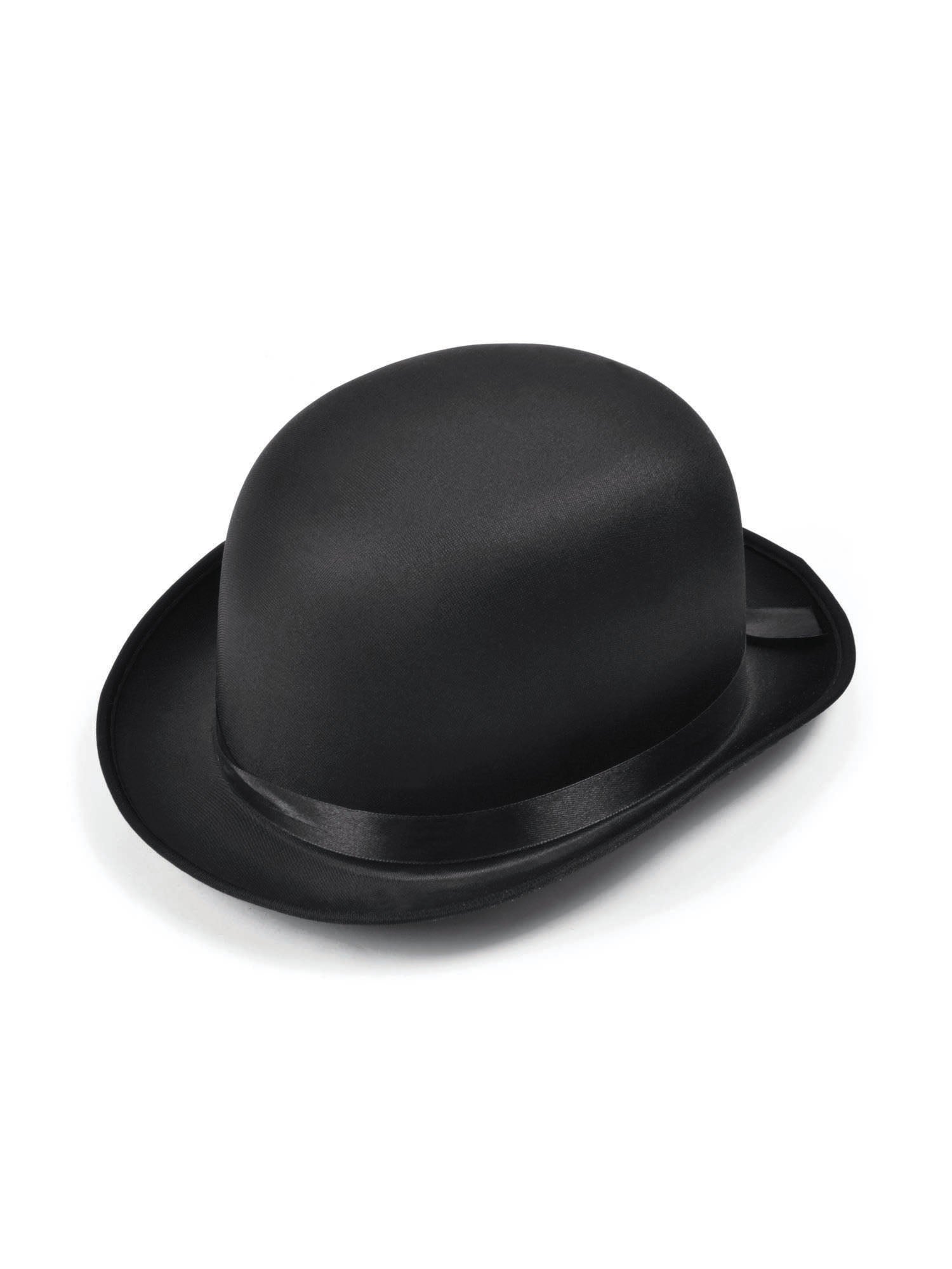 Bowler - Satin, Black