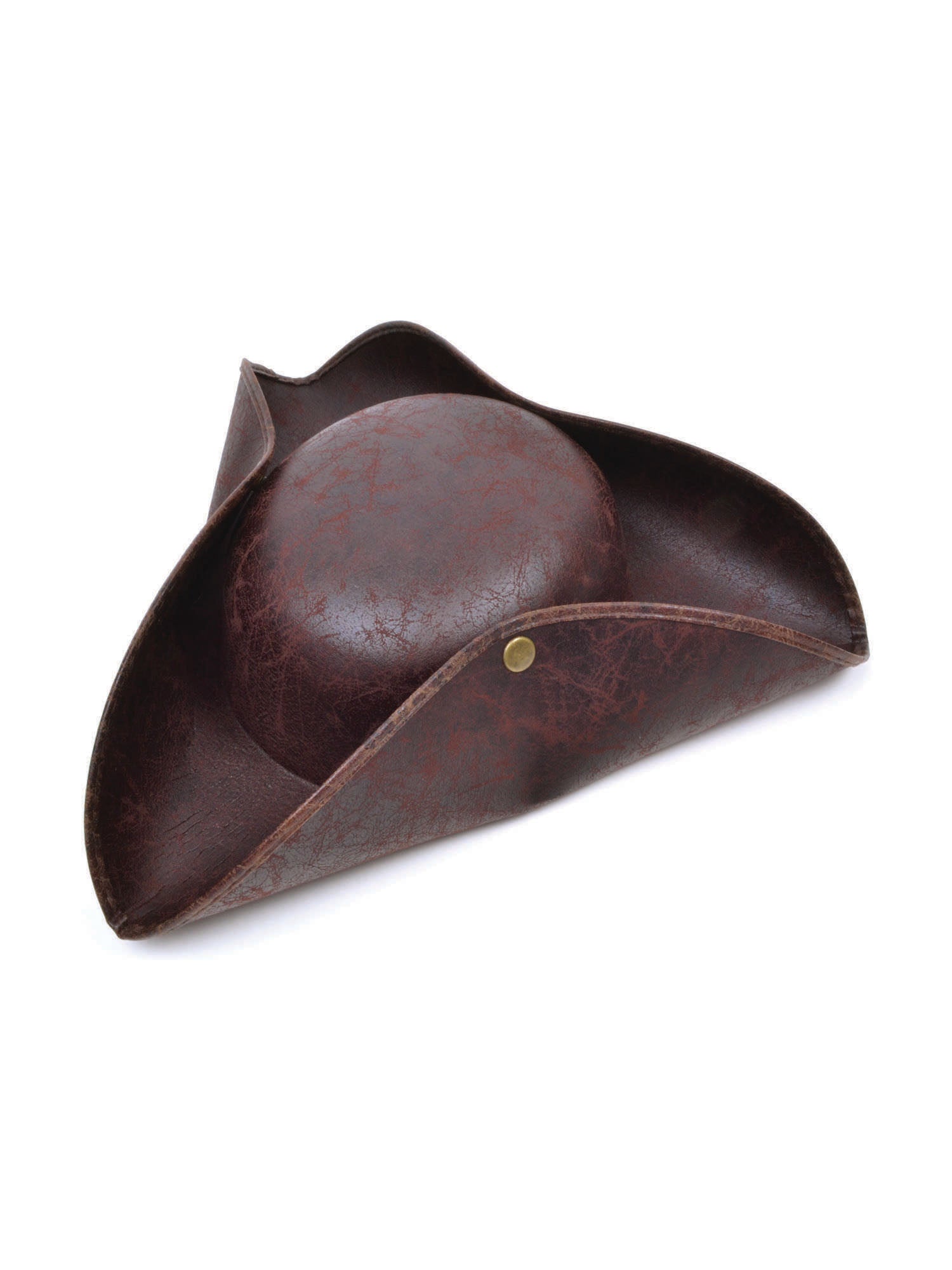 Tricorn Hat - Brown Aged Look