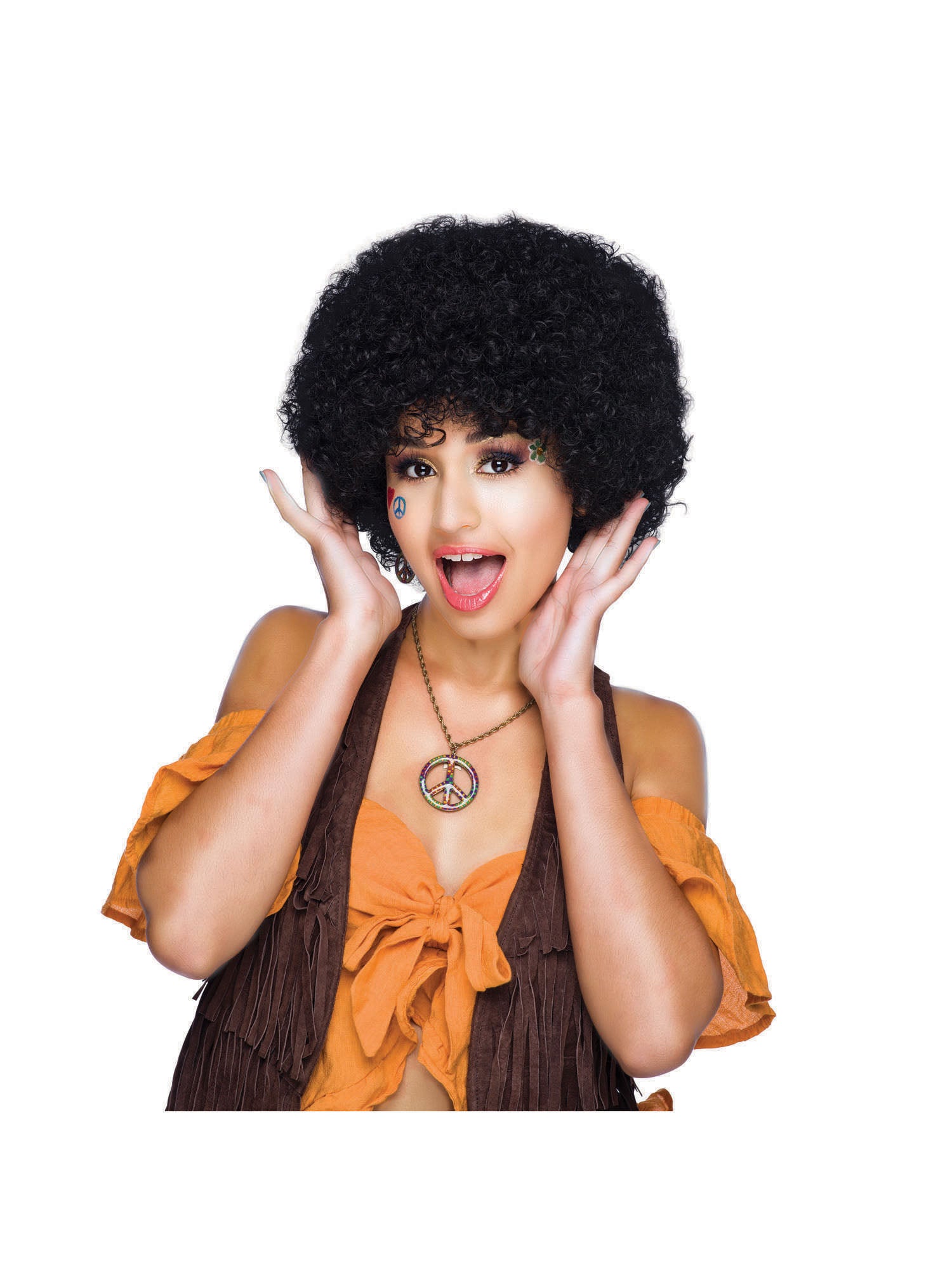 70's Afro Black