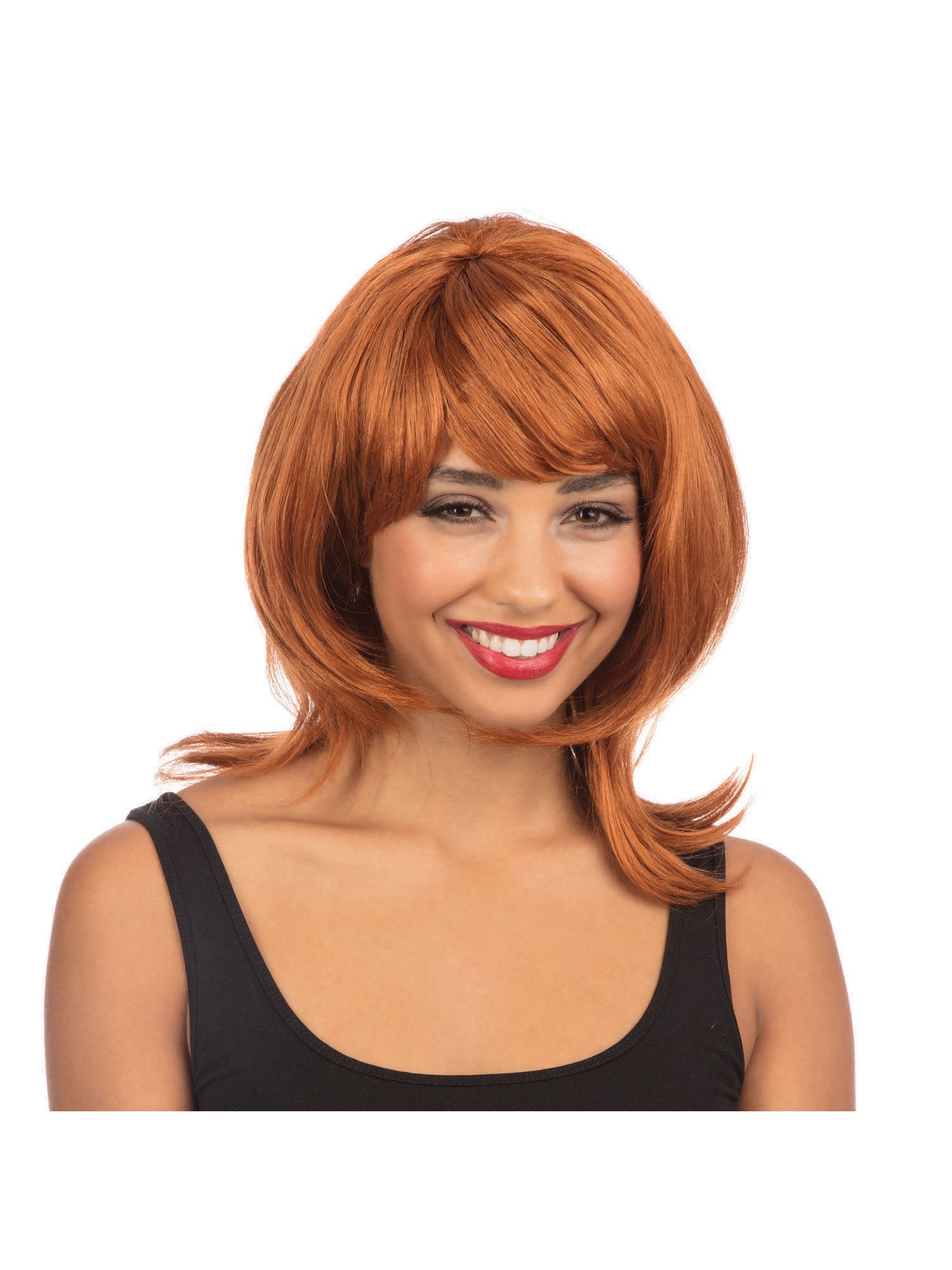 Mid Ginger, Ginger, Forum, Wigs, Layered, Front