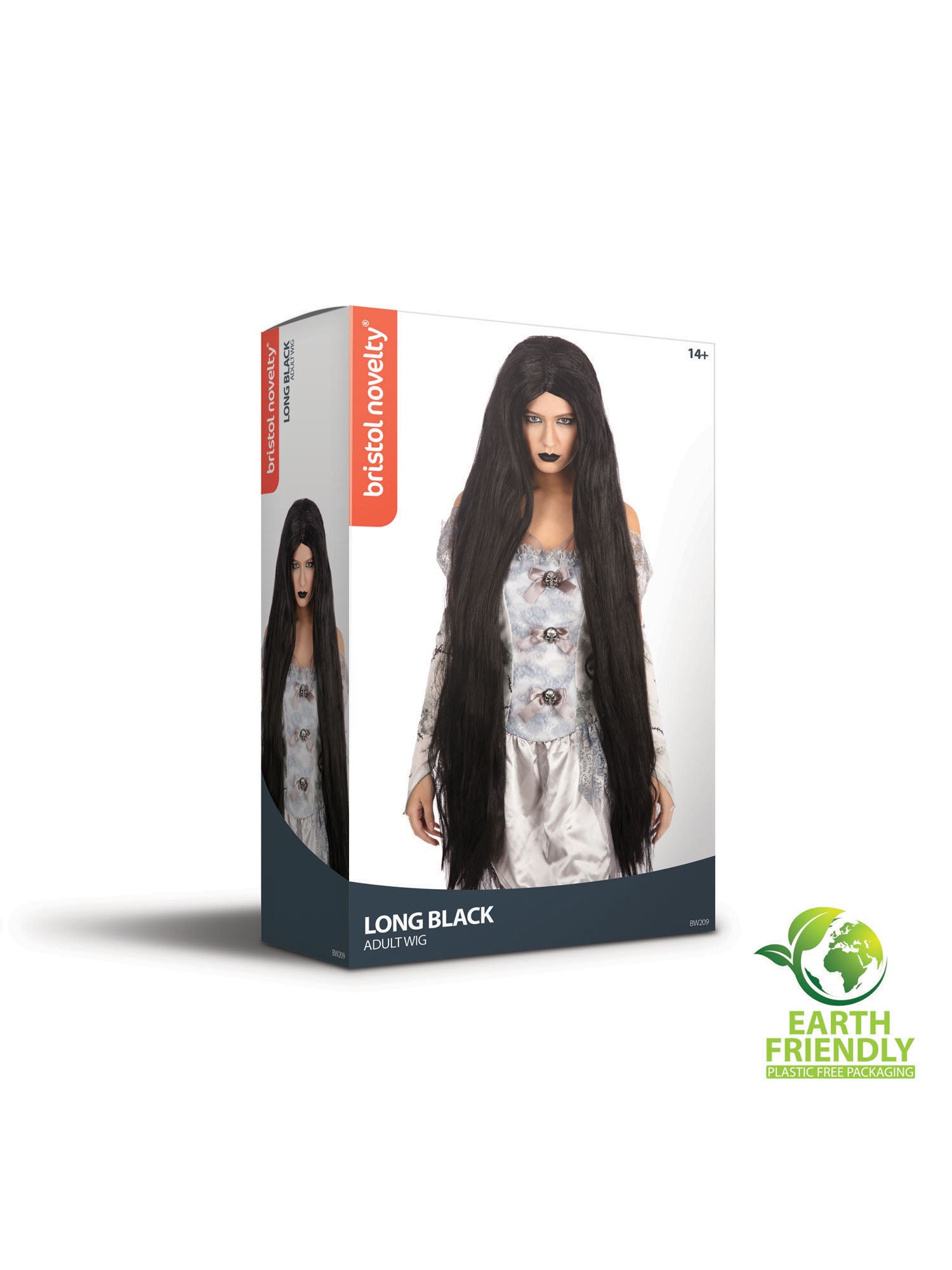 Long 40In Wig - Black