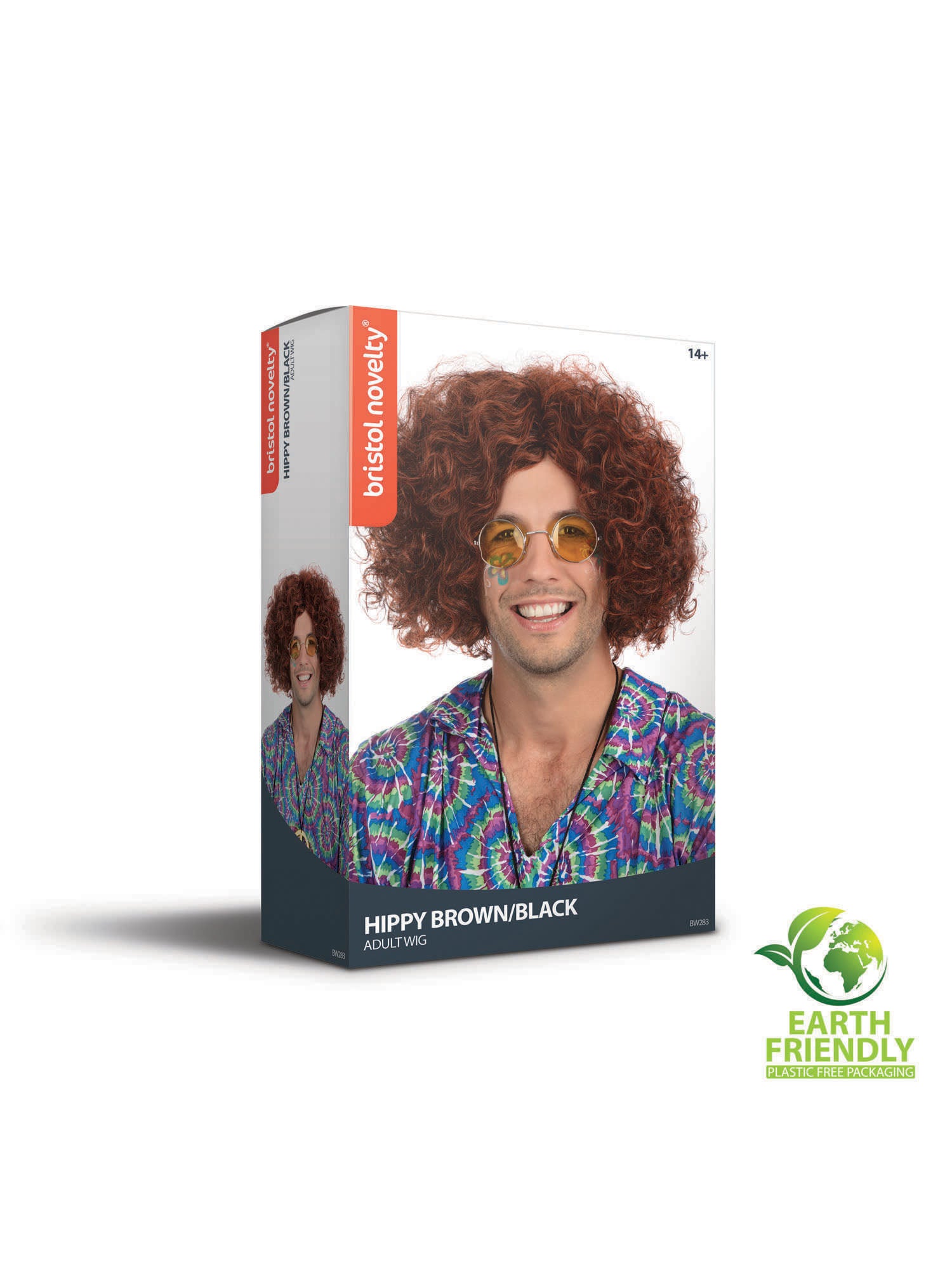Hippy Man Wig - Brown/Black