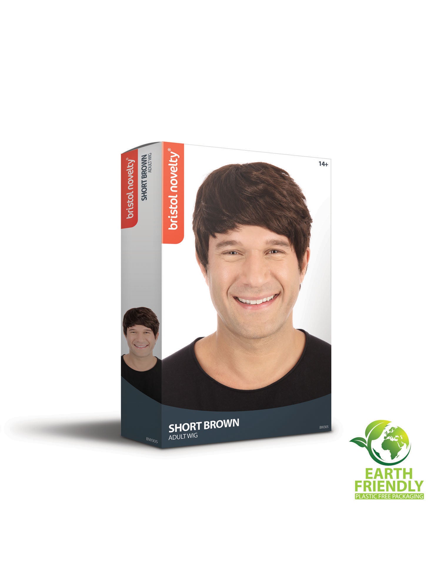 Short Brown Men's Wig