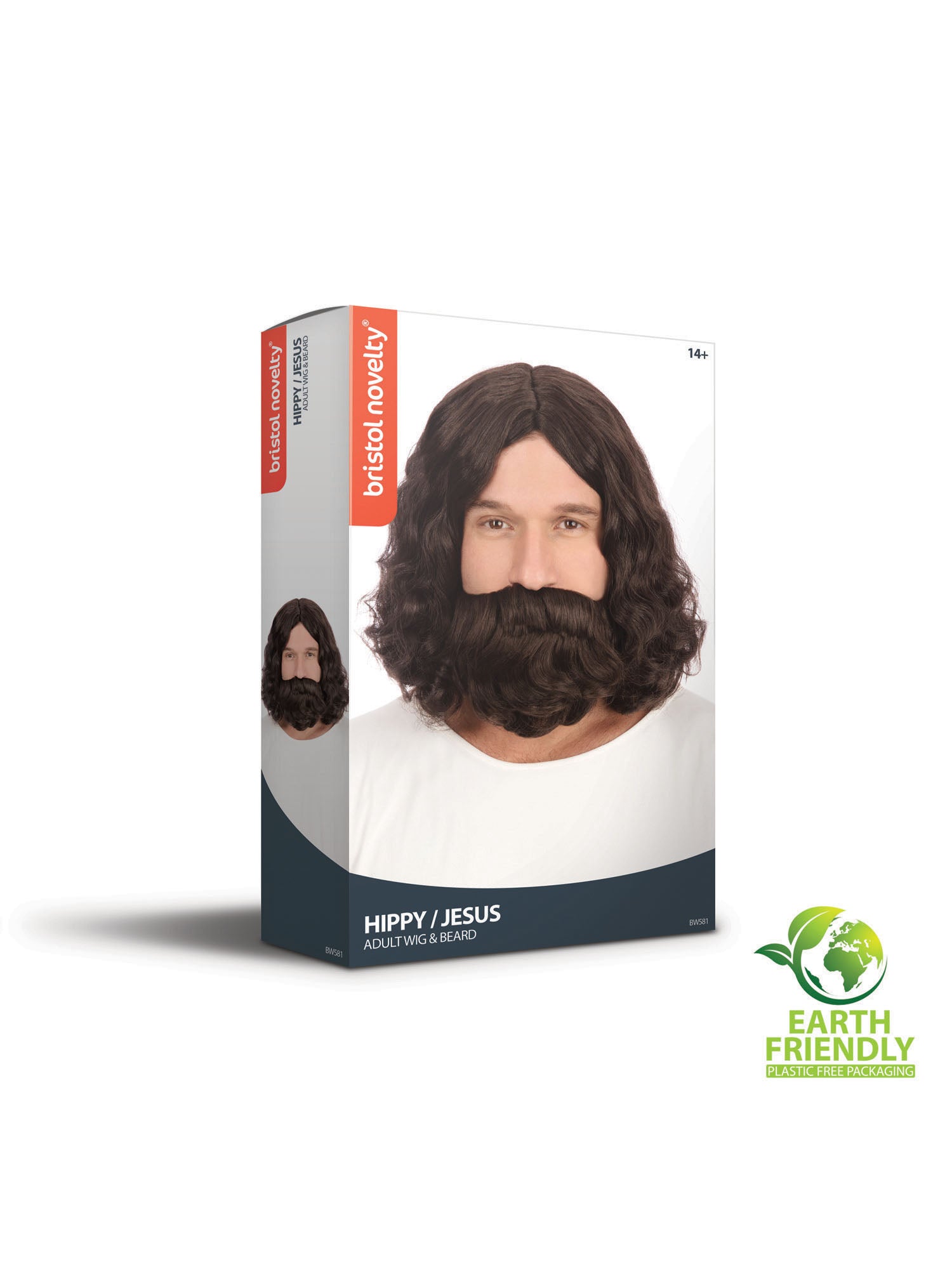 Hippy/Jesus Wig And Beard Set