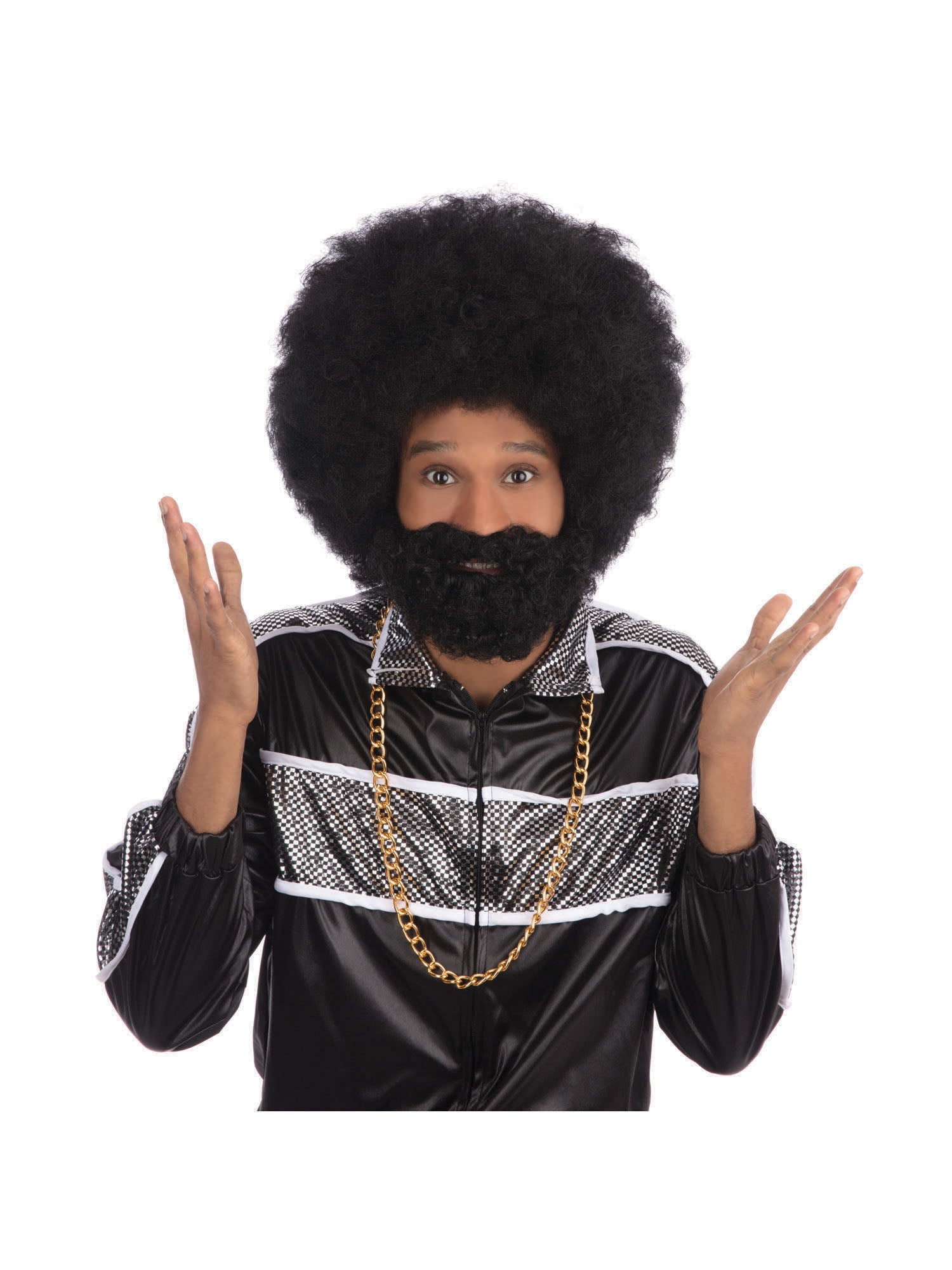 Afro Wig & Facial Hair