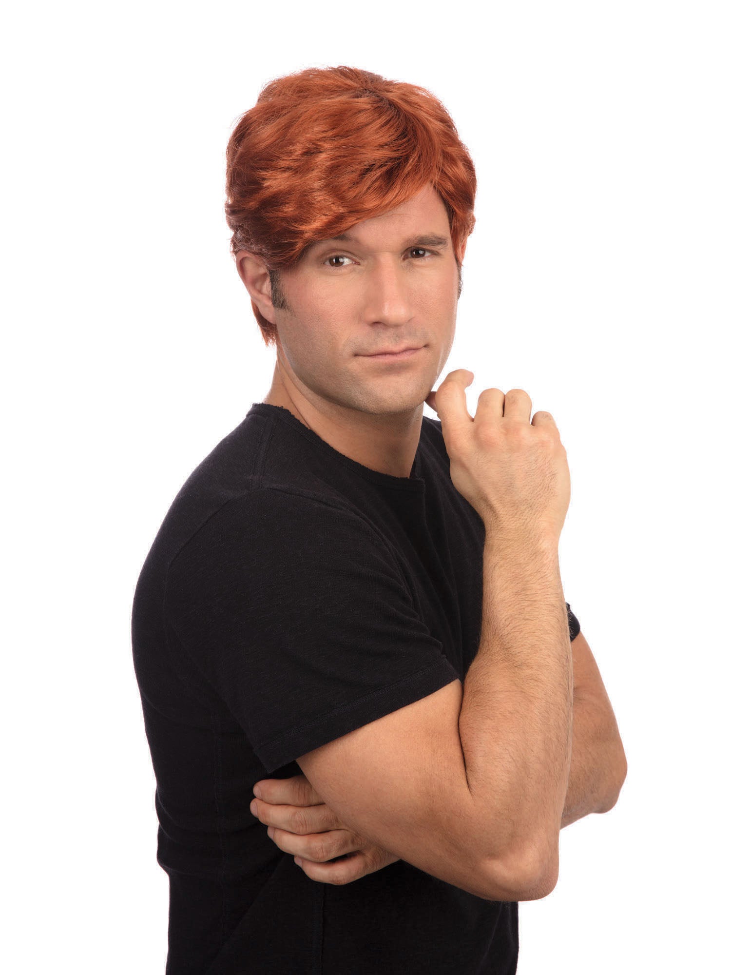 Ginger Mans Side Parting Wig