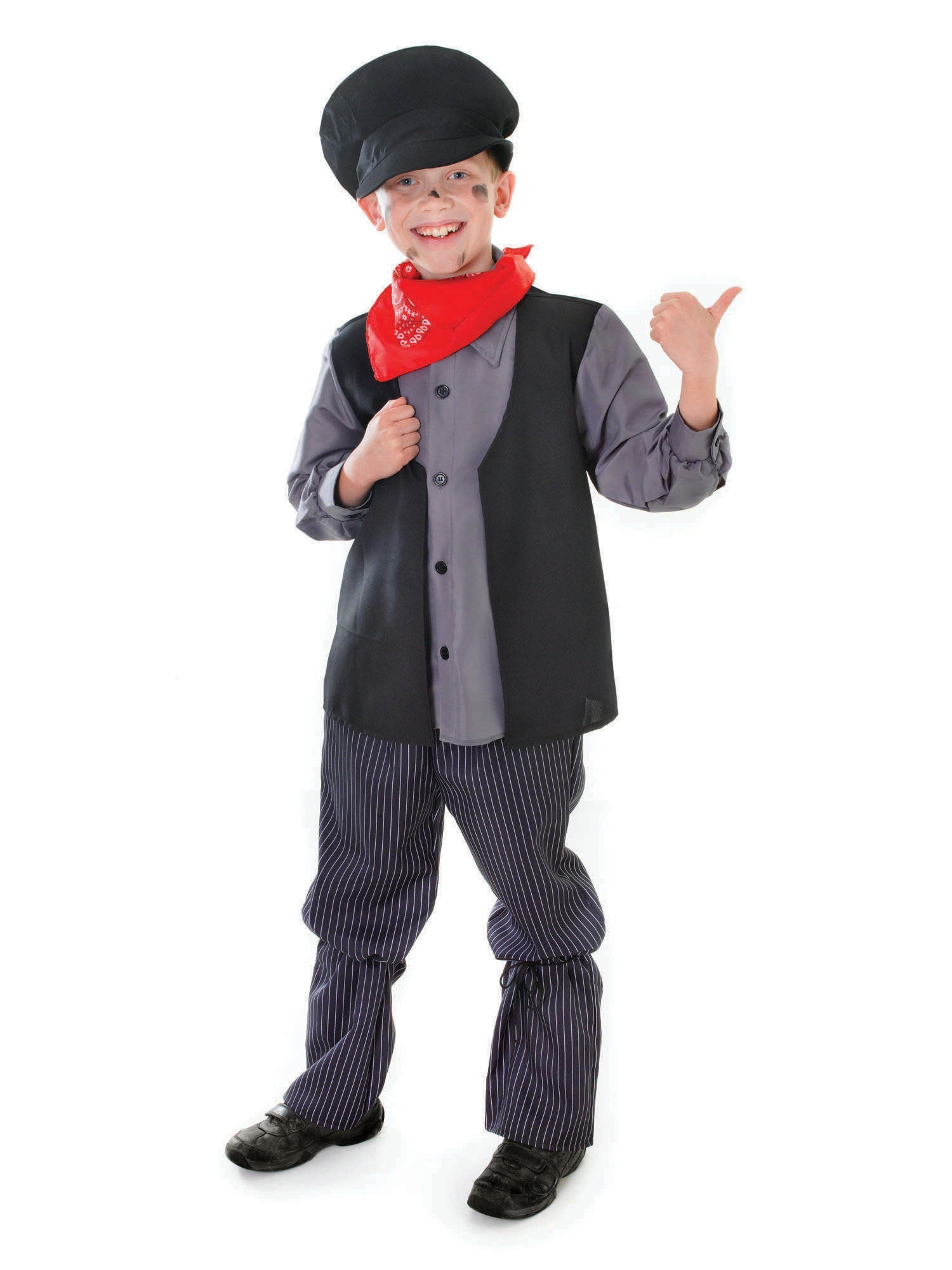 Chimney Sweep, Multi, Forum, Kids Costumes, Large, Front