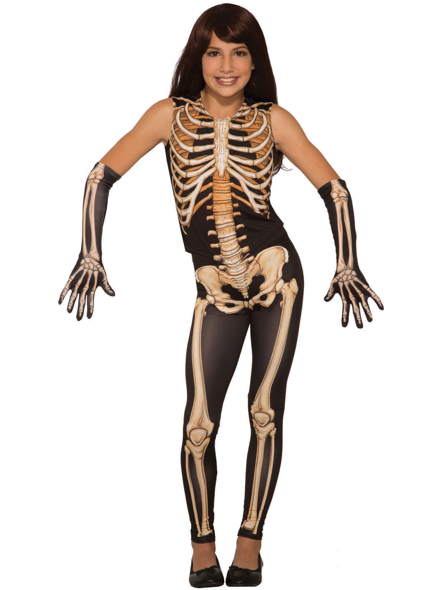 Skeleton, Multi, Forum, Kids Costumes, Large, Front