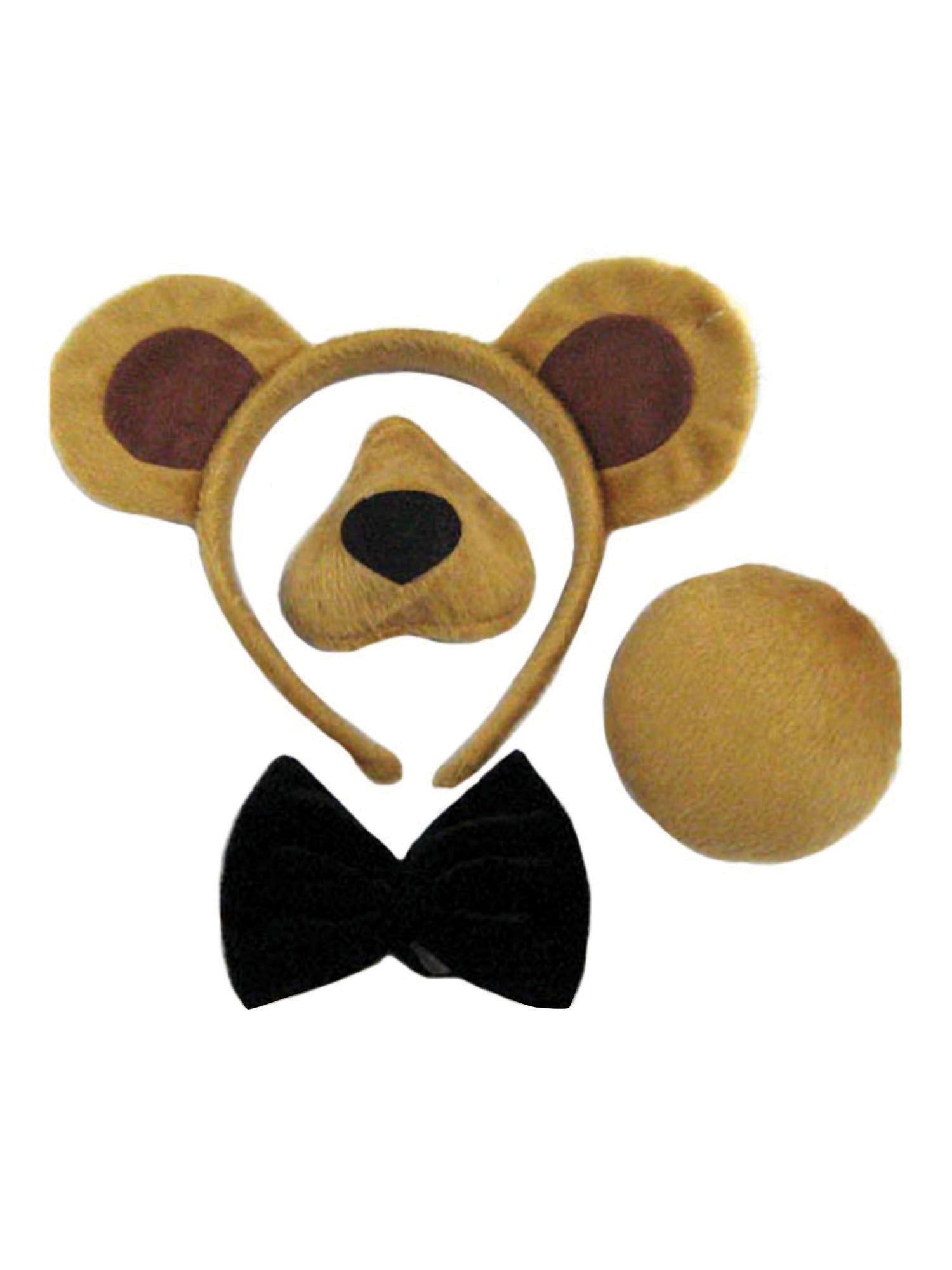 Bear Set (Ears, Nose, Tail & Bow Tie)