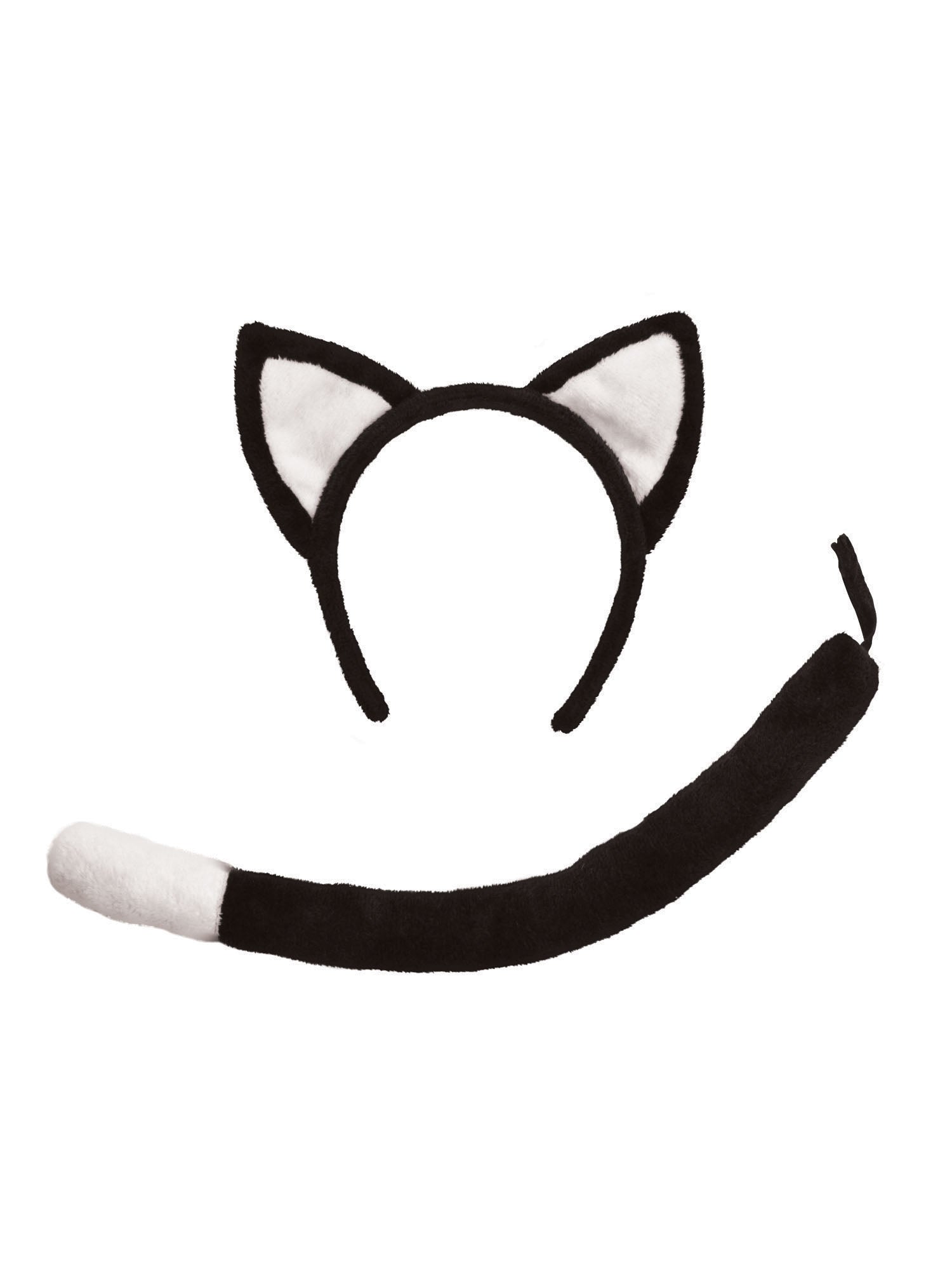 Cat Set Black (Ears & Tail)