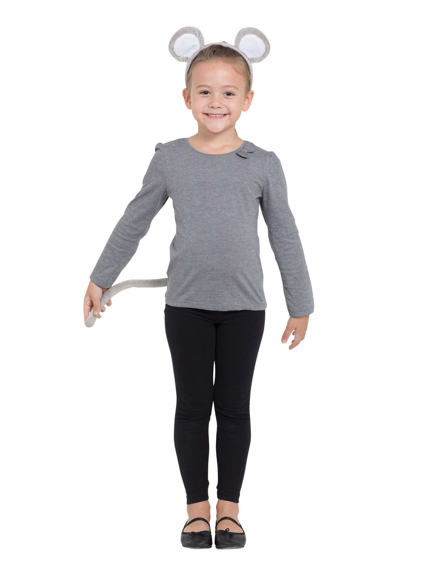 Mouse Set Grey (Ears & Tail)