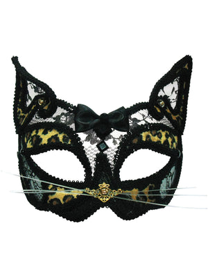Leopard, Multi, Forum, Masks, One Size, Front