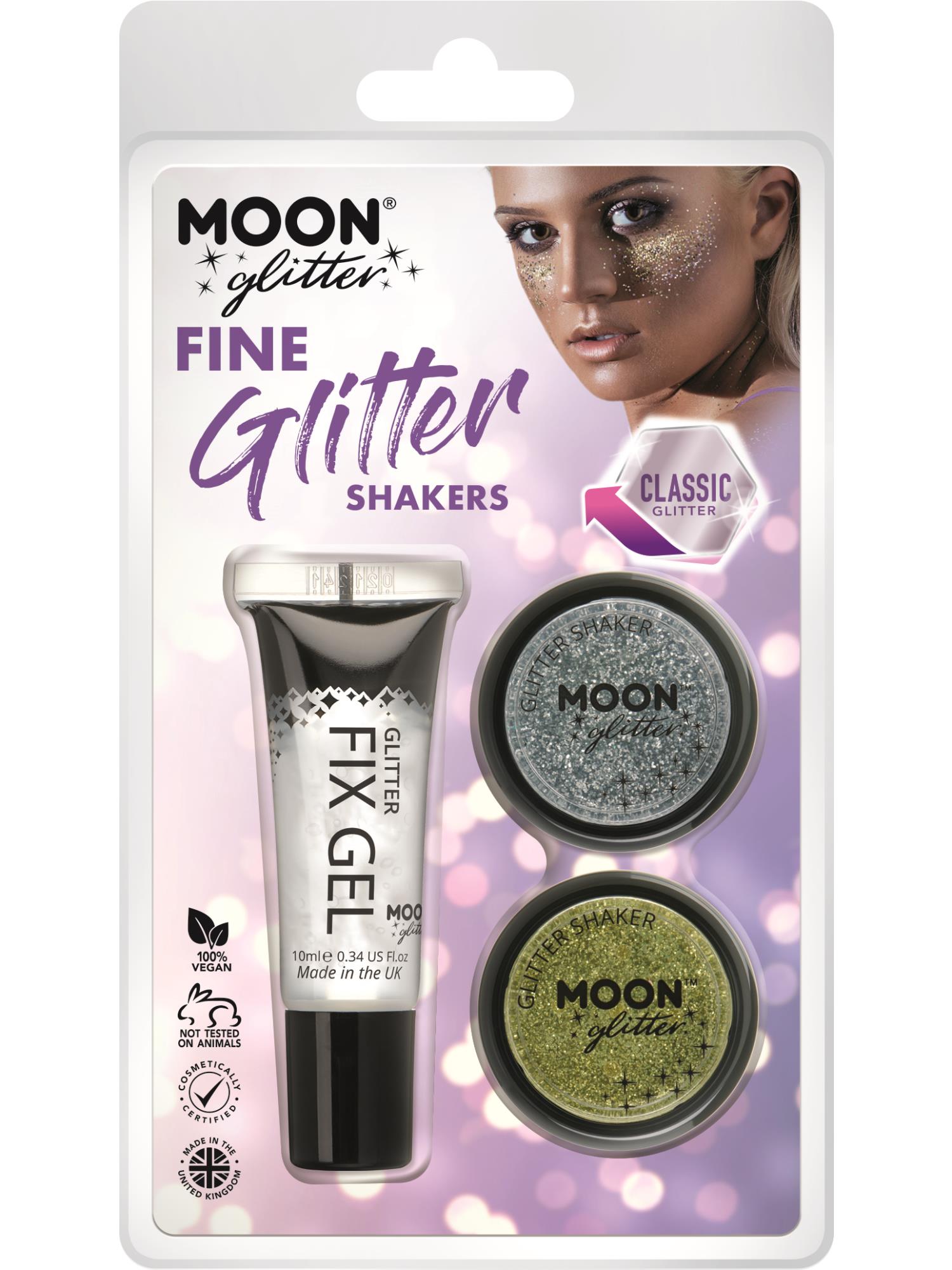 Moon Glitter Classic Fine Glitter Shakers,